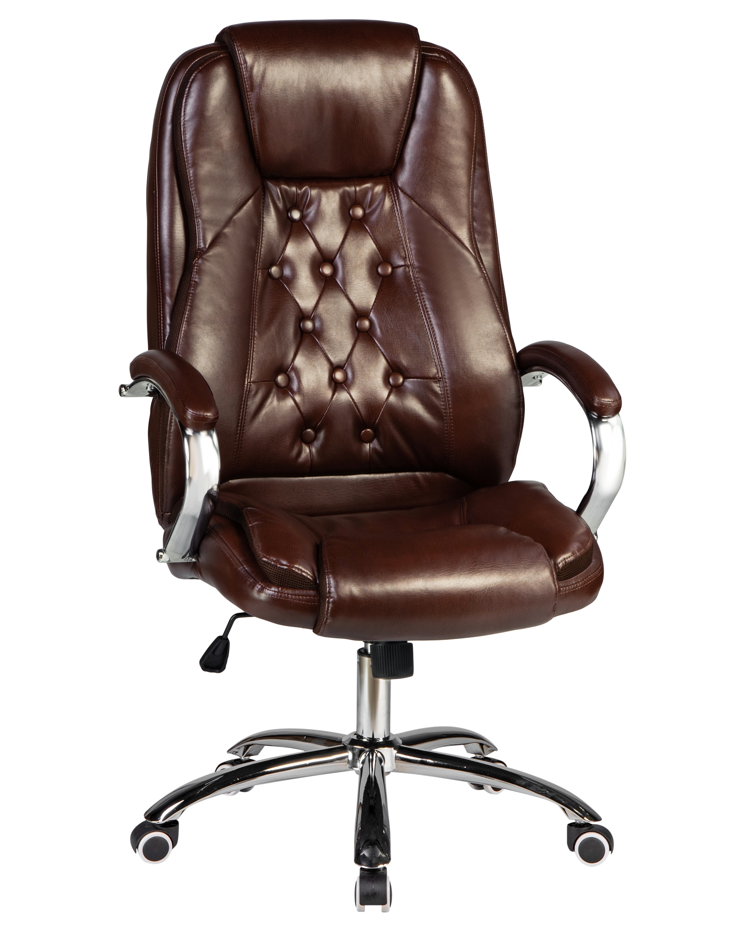 Изображение товара Офисное кресло Dobrin Millard 67x123x75 см искусственная кожа цвет коричневый