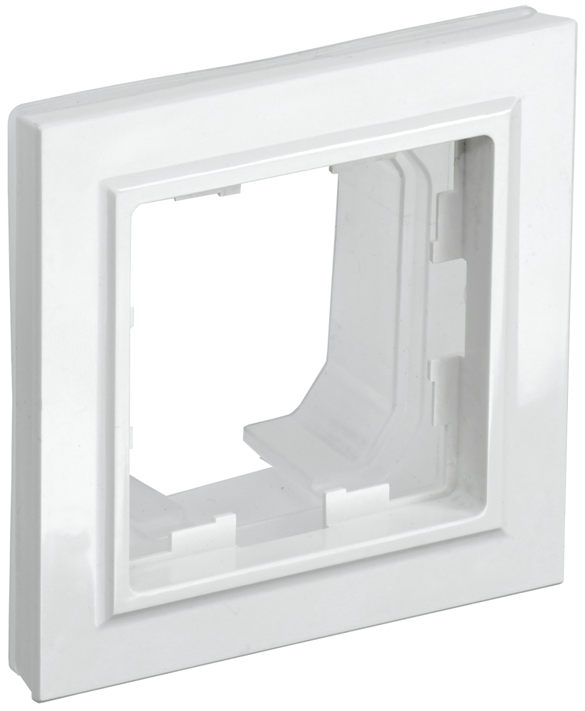 Изображение товара Рамка для розеток и выключателей Iek Brite BR-M12-44-K01 1 пост цвет белый