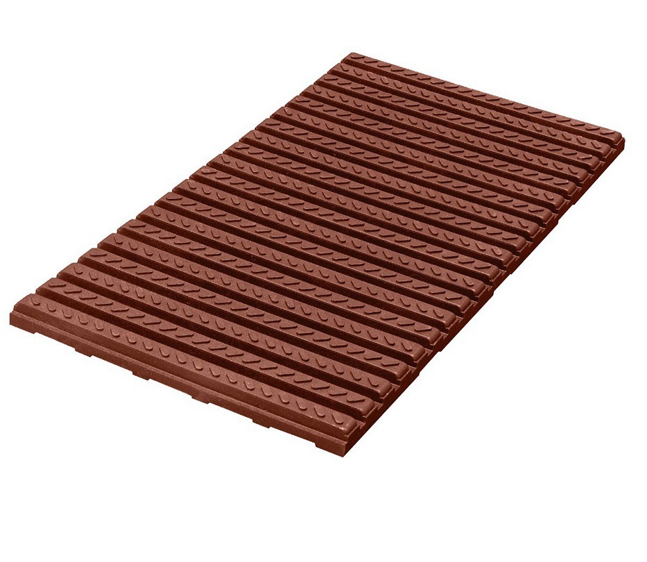 Изображение товара Плитка противоскользящая Твикс красная 31x60 см