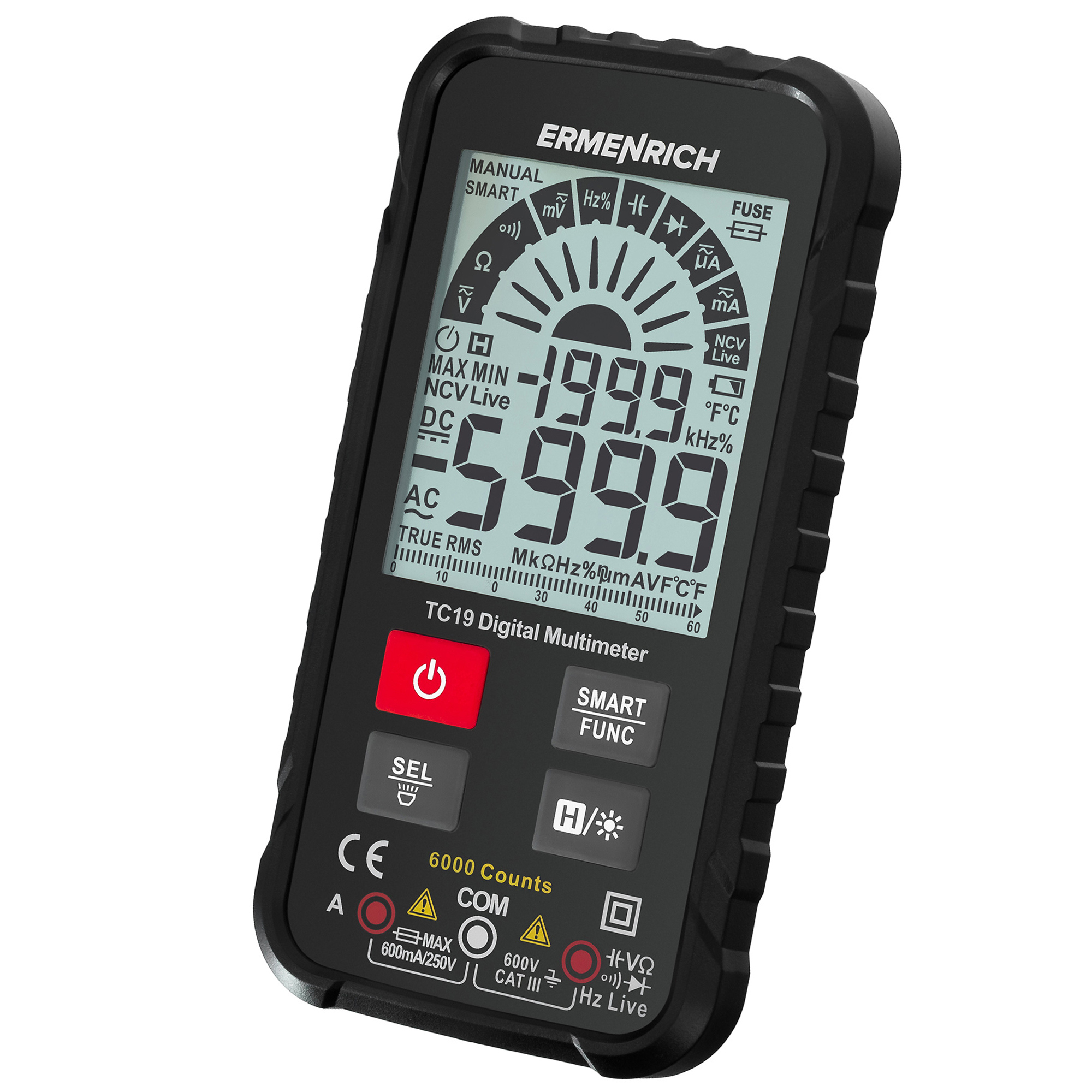 Изображение товара Мультиметр цифровой Ermenrich Zing TC19