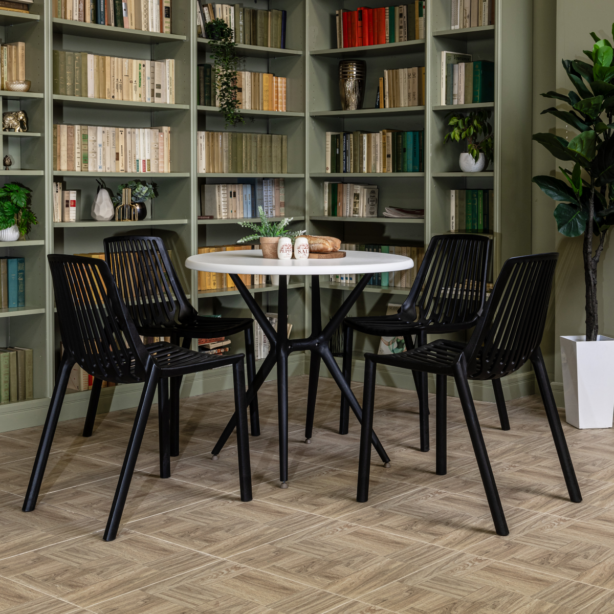 Изображение товара Комплект садовой мебели Royal Family TOM + NICO, черный