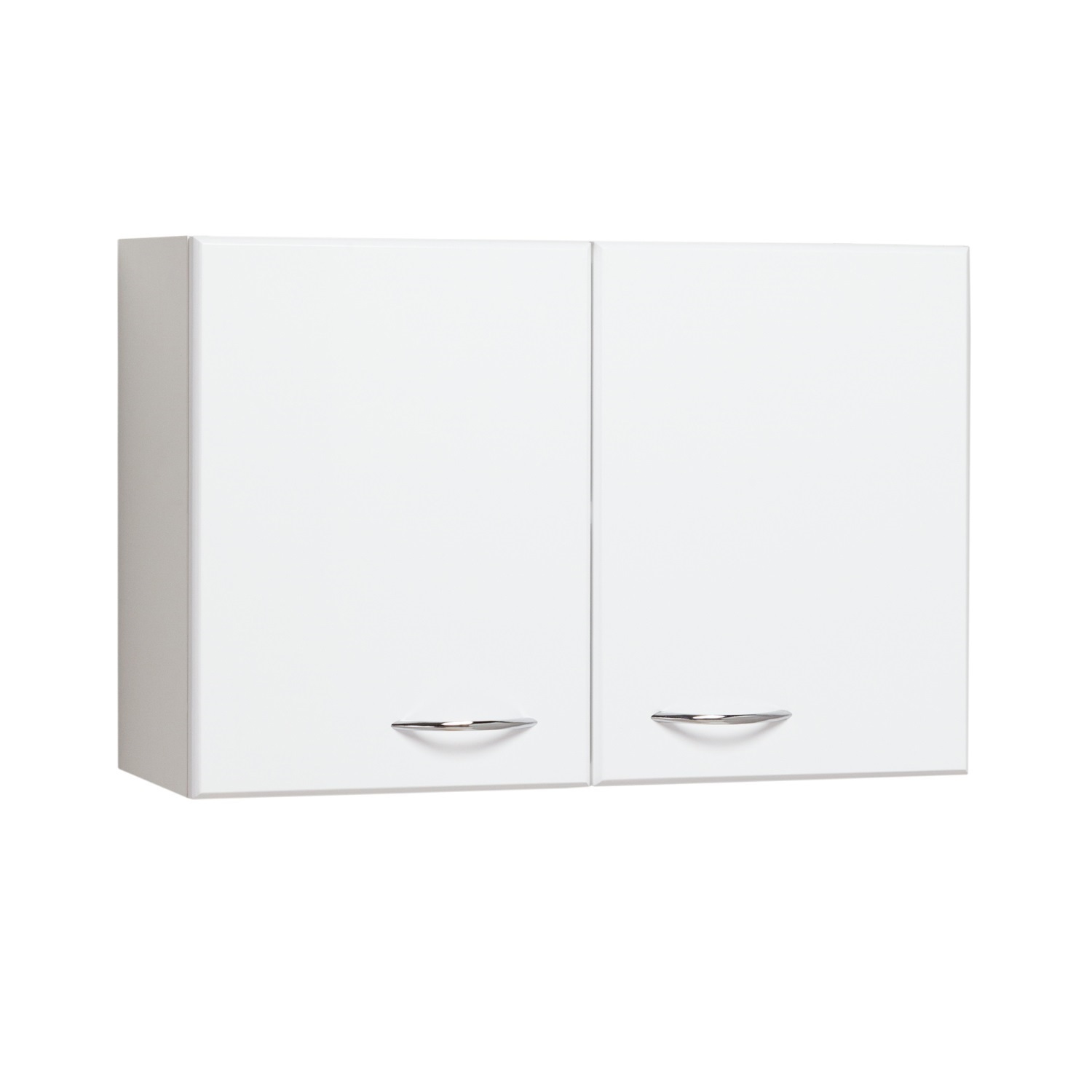 Изображение товара Шкаф для ванной комнаты RUNO РОНДО 60x40 см навесной стильный белый глянец