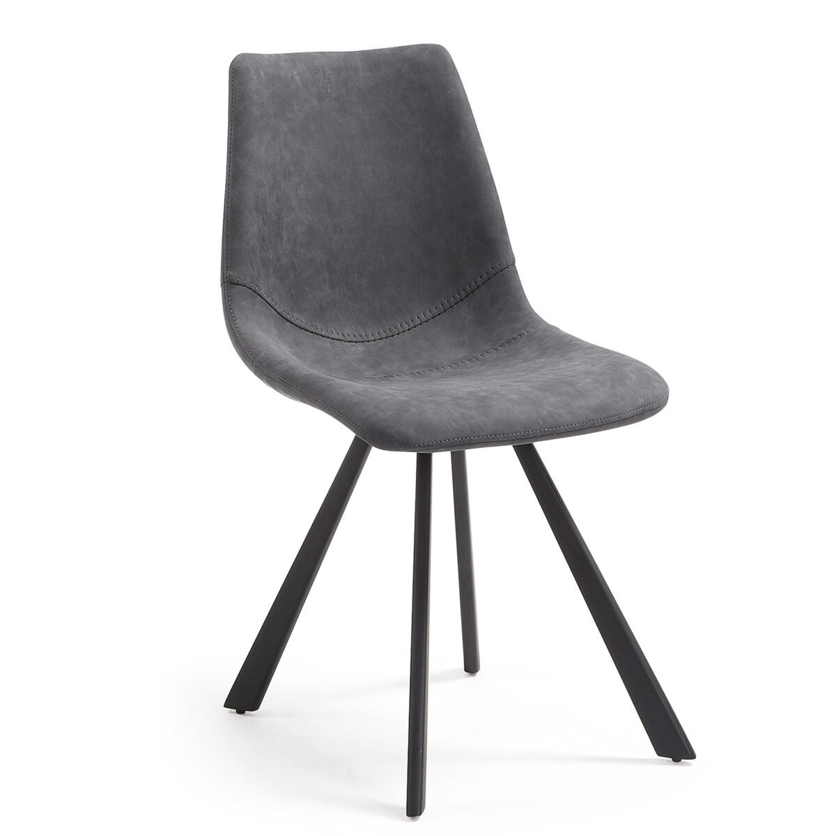Изображение товара Стул La forma Andi 48x83x46 см текстиль цвет серый