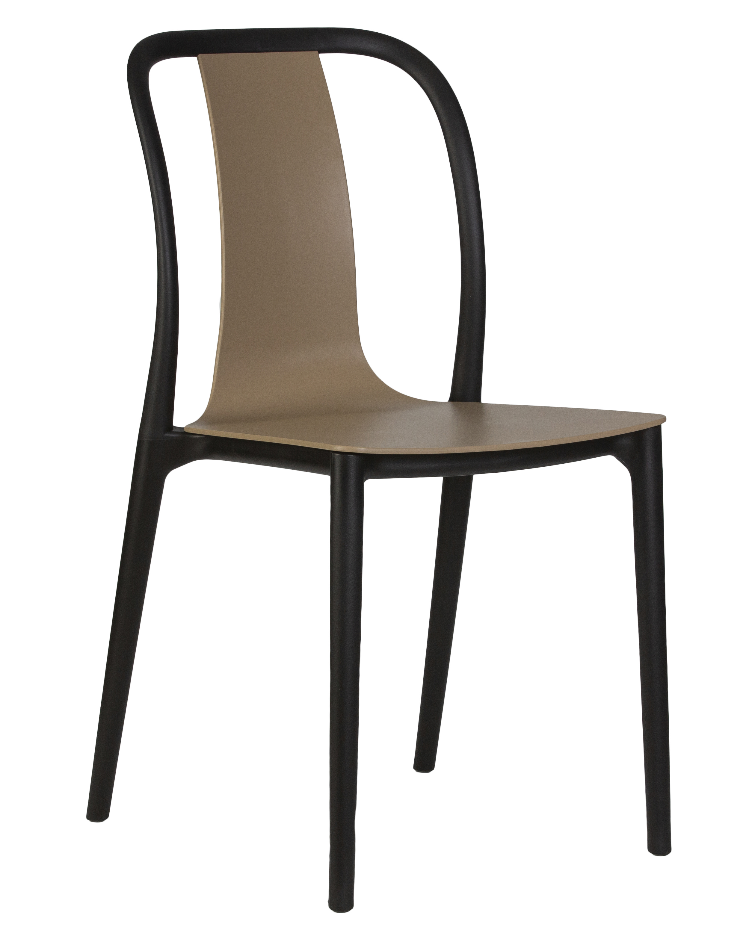 Изображение товара Кухонный стул Dobrin Adam бежевый из полипропилена современный дизайн