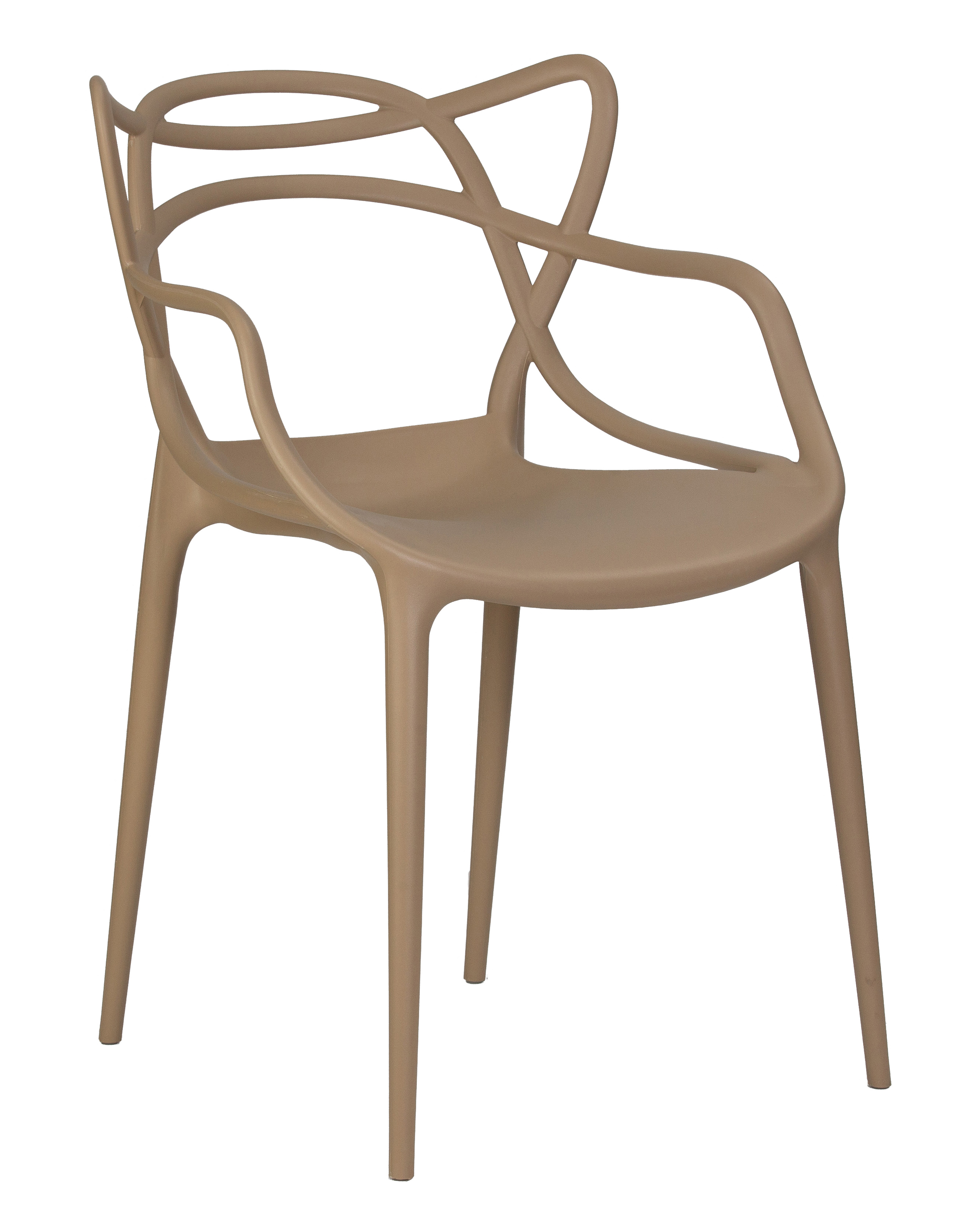 Изображение товара Кухонный стул Dobrin Masters 50.5x50x56 см полипропилен цвет бежевый D04688