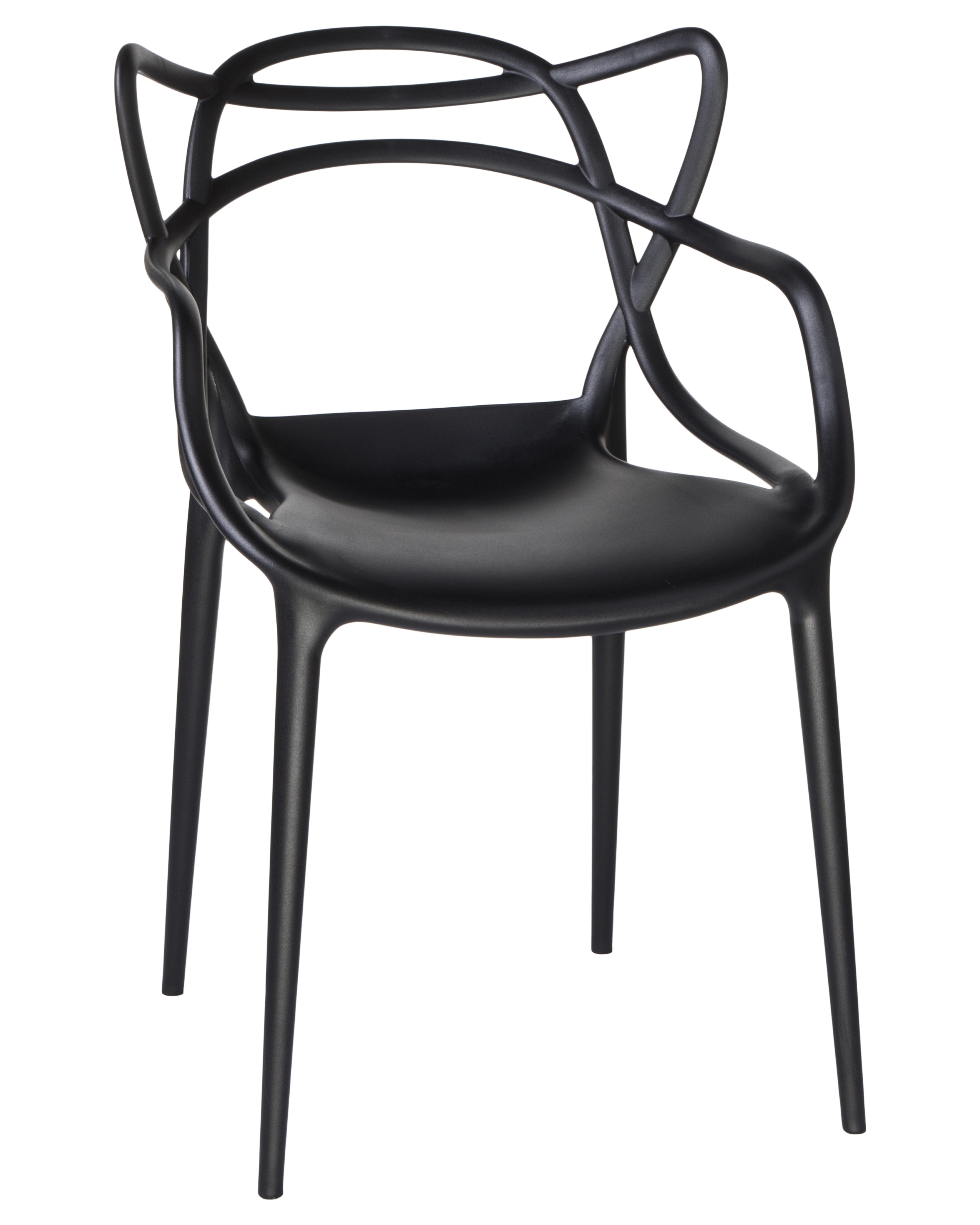 Изображение товара Кухонный стул Dobrin Masters черный из полипропилена современный дизайн