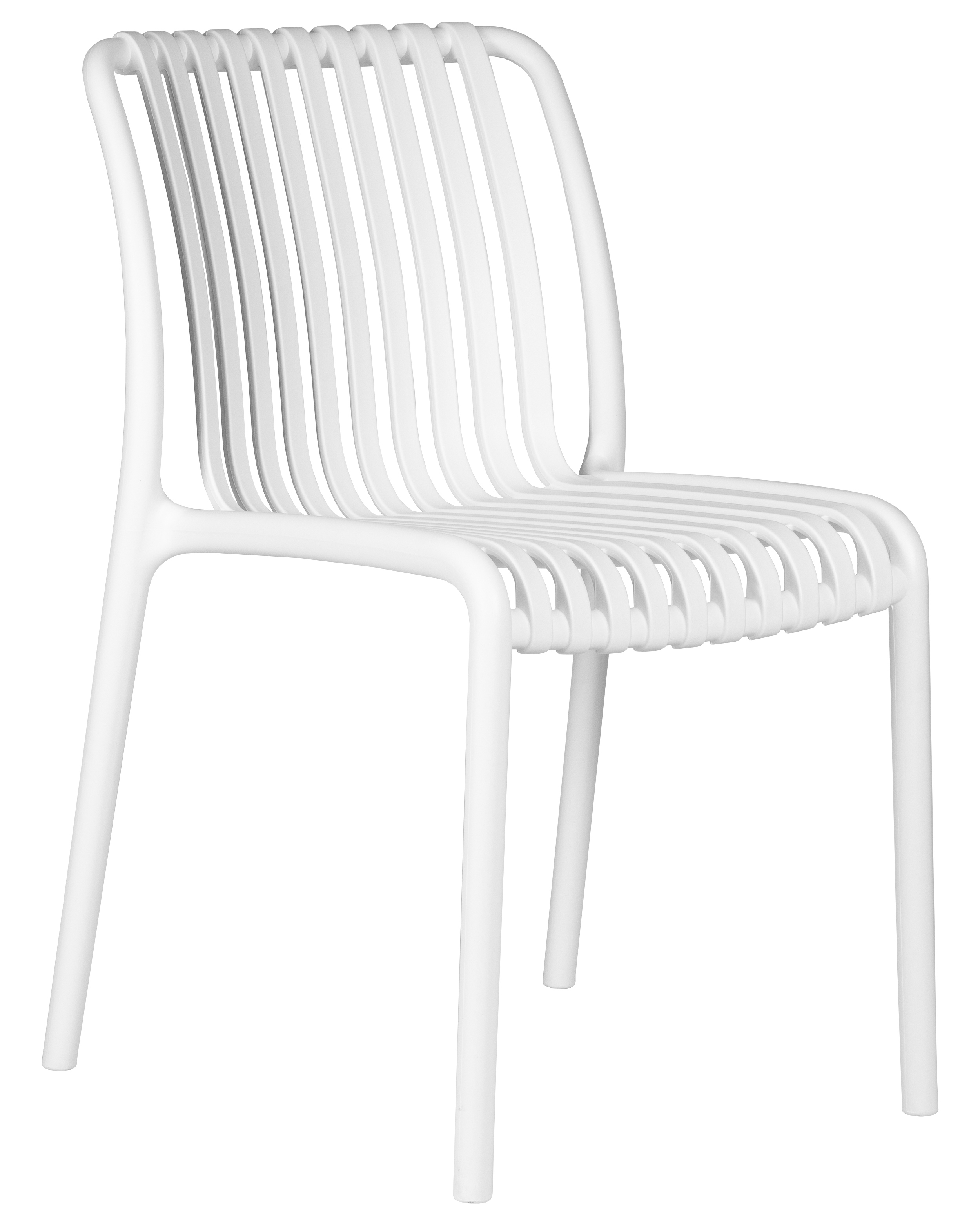Изображение товара Кухонный стул Dobrin Walter LMZL-PP776 45.5x46x59.5 см полипропилен цвет белый