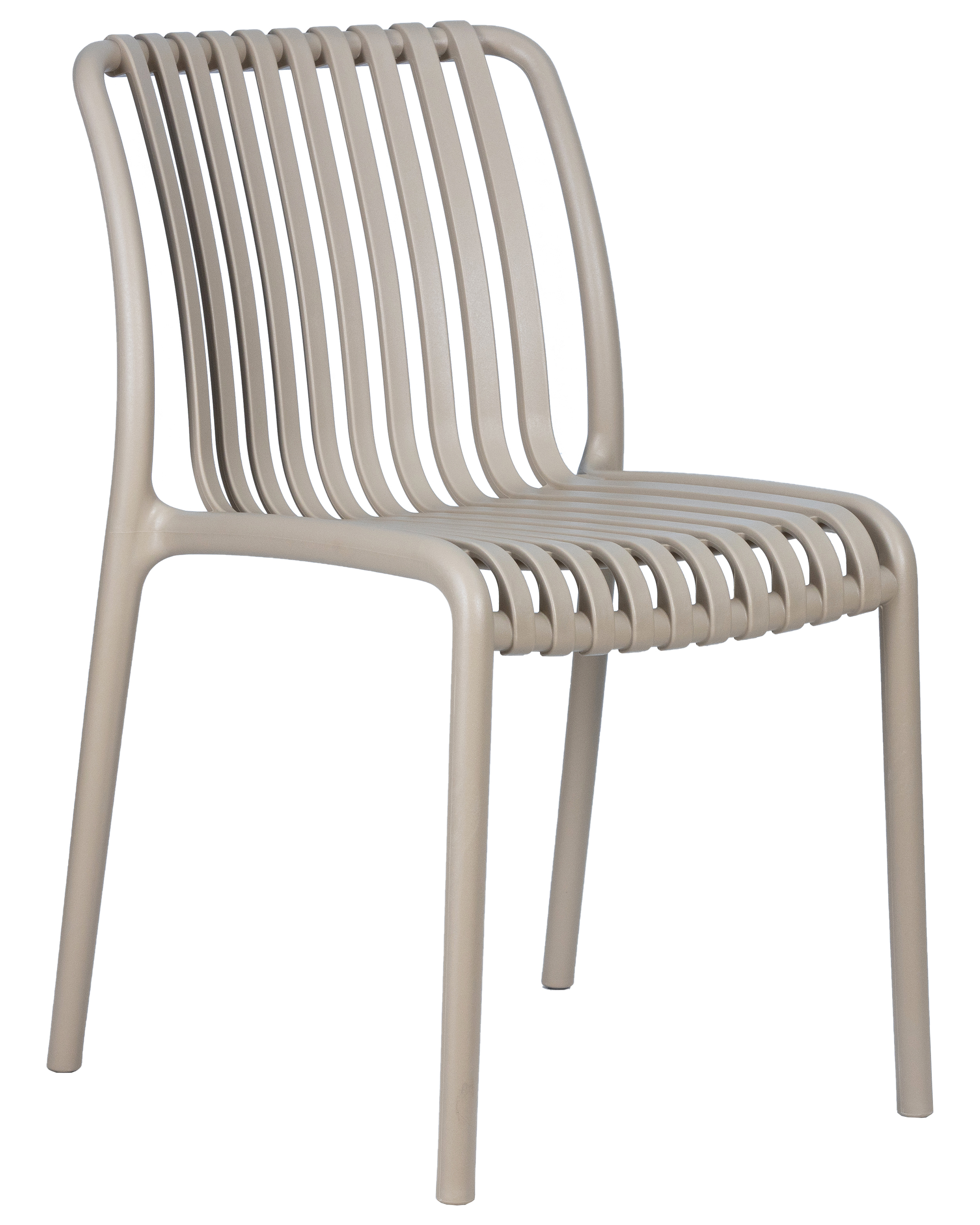 Изображение товара Кухонный стул Dobrin Walter lmzl-pp776 45.5x46x59.5 см пластик цвет бежевый