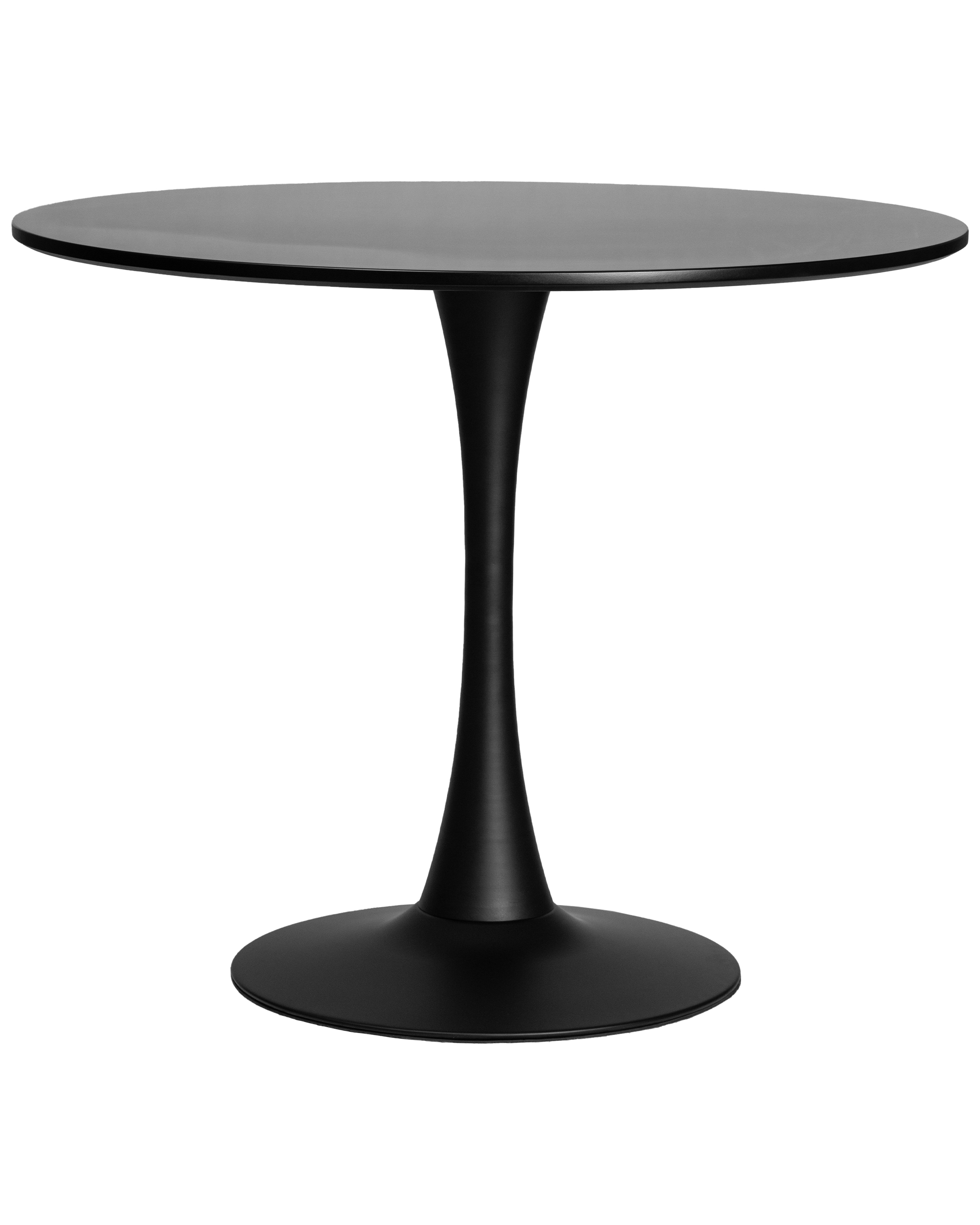 Изображение товара Кухонный стол круглый Dobrin Mia lmzl-td219 90x90 см МДФ цвет черный