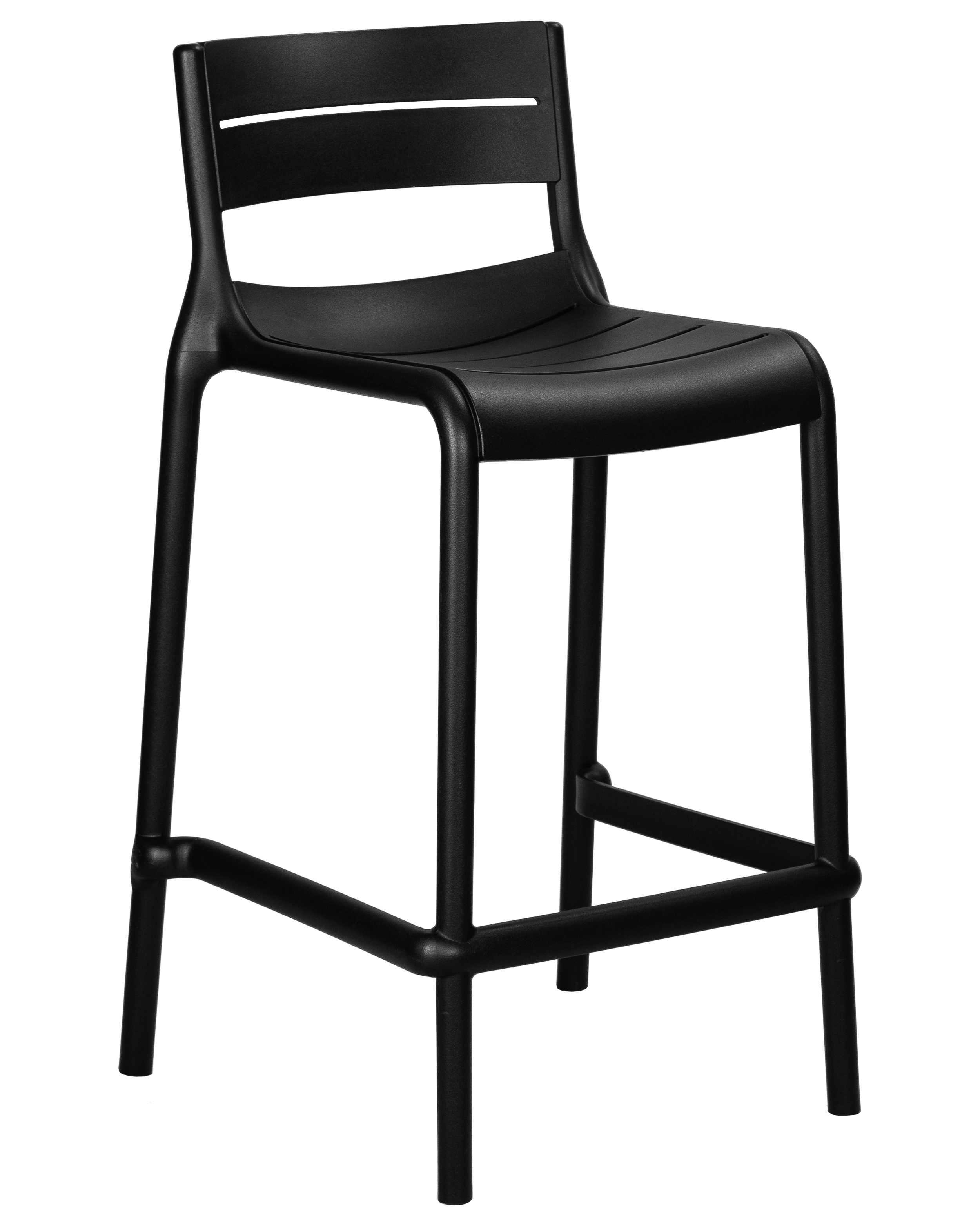 Изображение товара Полубарный стул Dobrin Nessa D0000000000000012650 45x89.3 см цвет черный