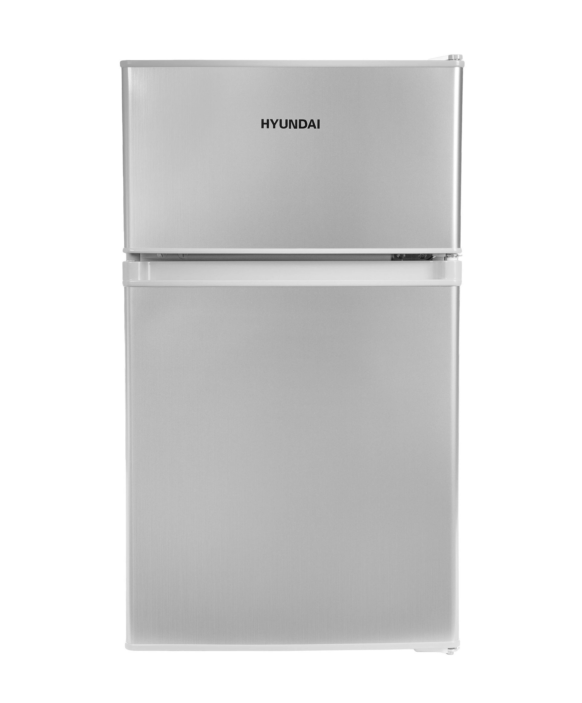 Изображение товара Двухкамерный холодильник Hyundai CT10051H серебристый 84л китай