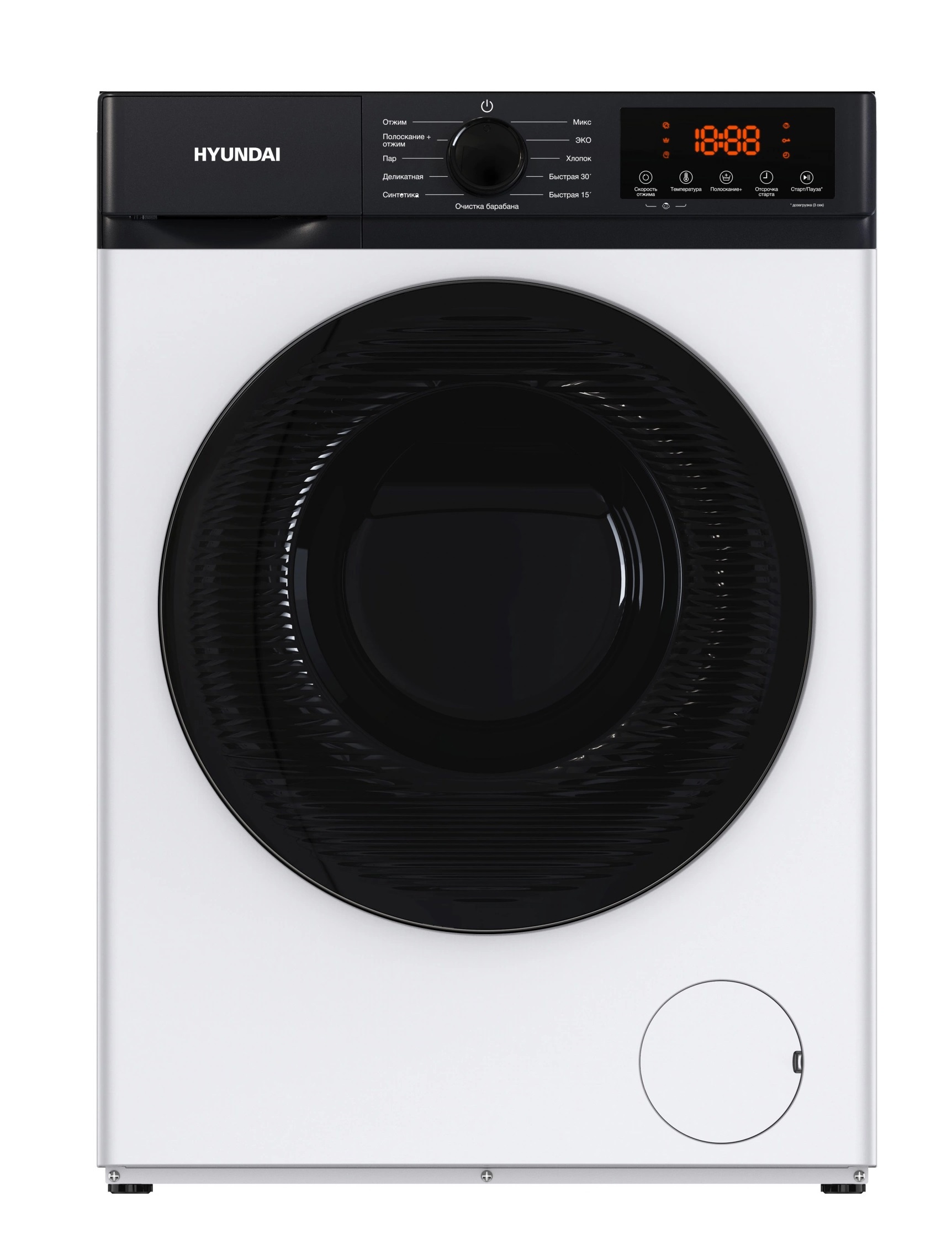 Изображение товара Стиральная машина Hyundai Wme7215 60x89x42 см 7 кг цвет белый