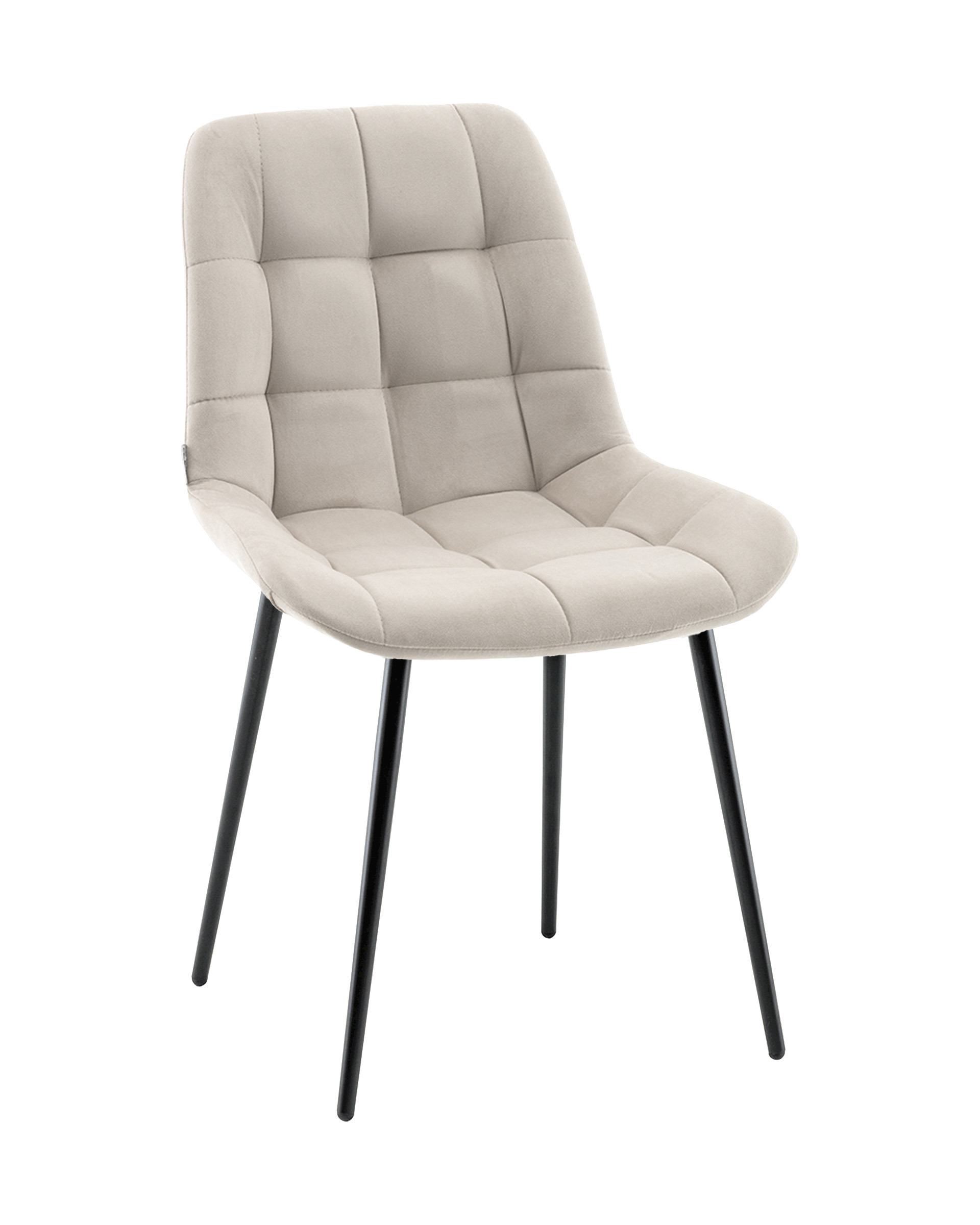 Изображение товара Обеденные стулья Флекс комплект 2 штуки велюр бежевый современный дизайн