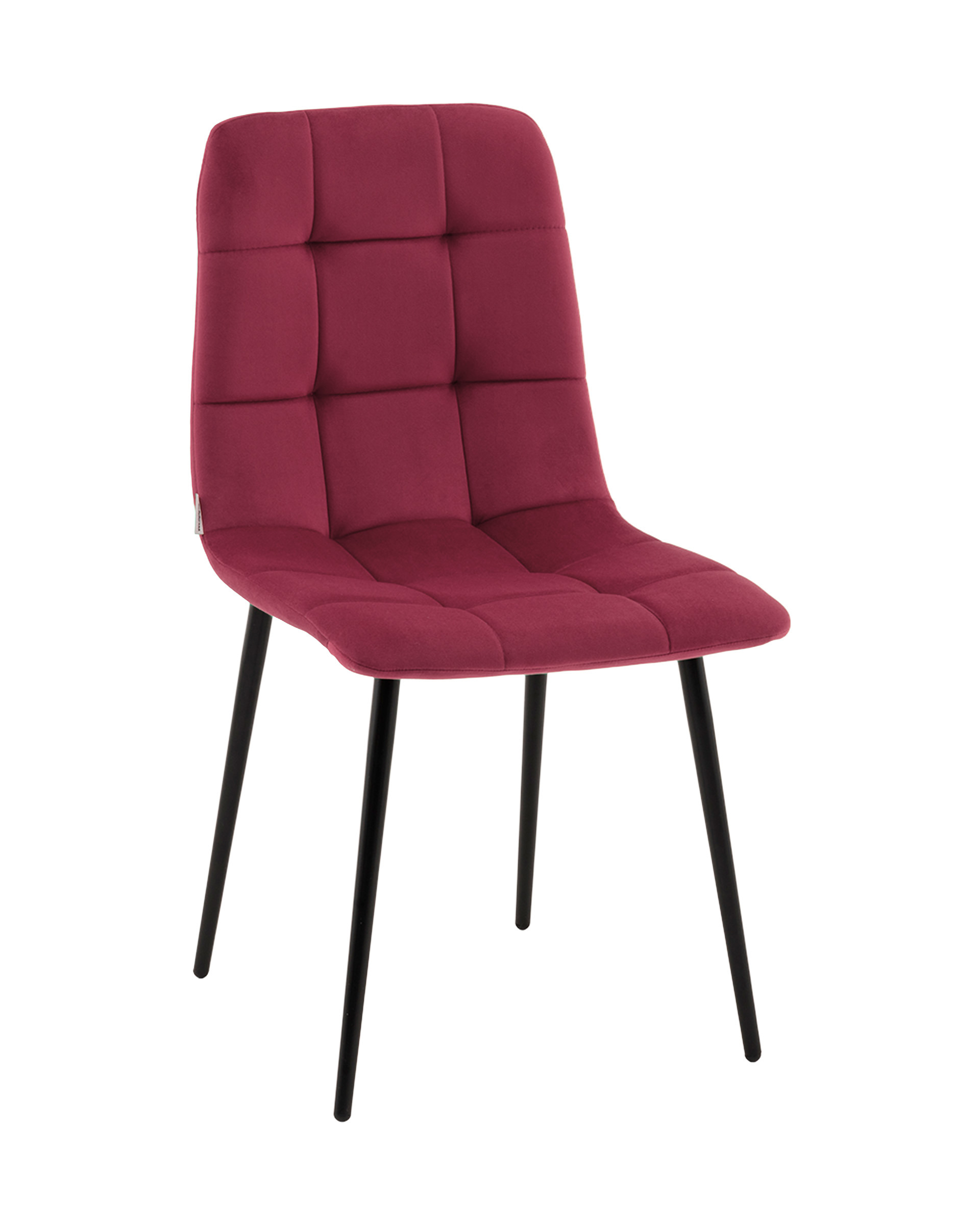 Изображение товара Обеденный комплект из 2 стульев Одди NEW ярко-красный велюр современный дизайн