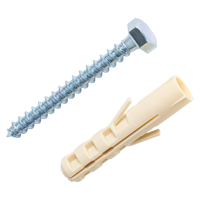 Изображение товара Дюбель распорный Sormat нейлон 12x50 мм 2 шт. Изображение товара Дюбель распорный Sormat нейлон 12x50 мм 2 шт.