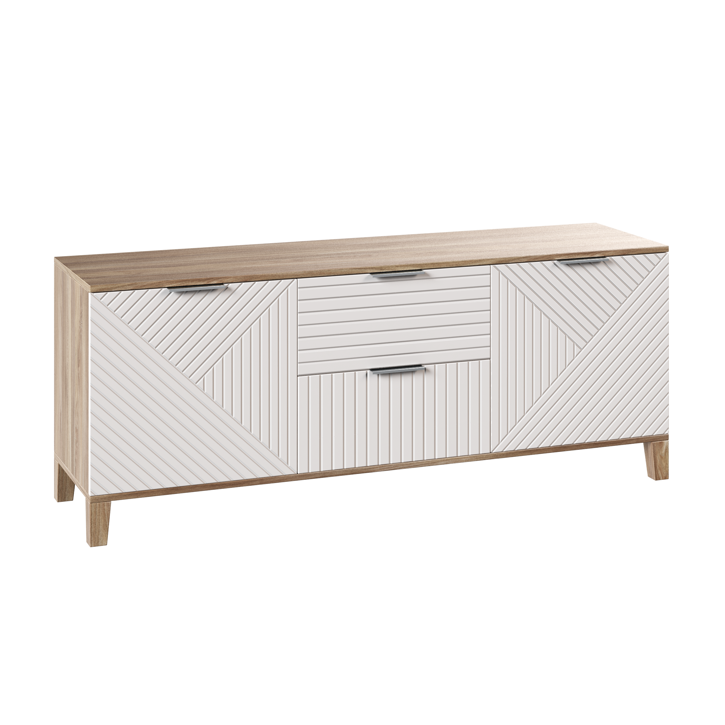 Изображение товара Комод Диван не мебель Марвин 1 150х40х70 см ЛДСП цвет белый