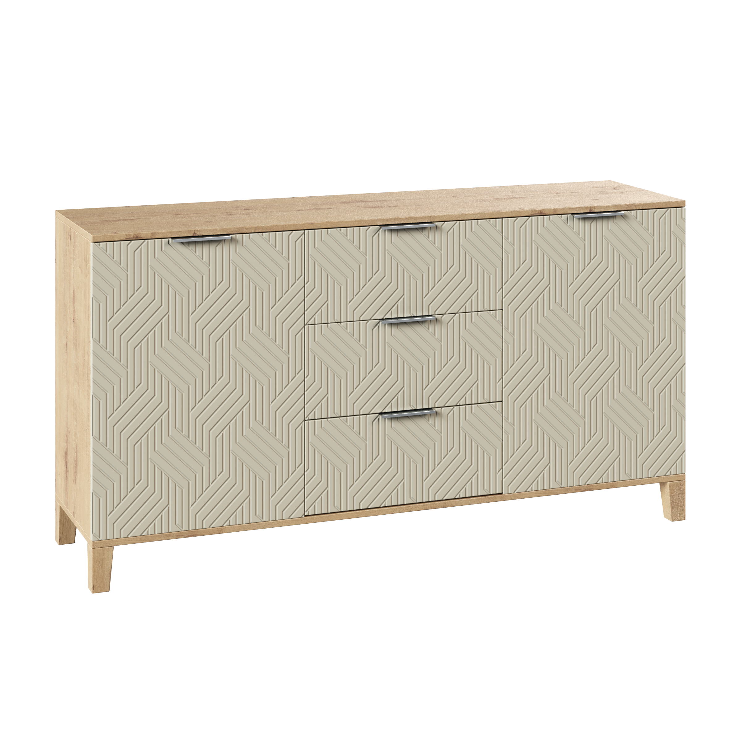 Изображение товара Комод ДИВАН НЕ МЕБЕЛЬ Марвин 140x40x80 см с 3 ящиками