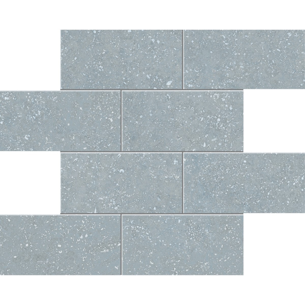 Изображение товара Декоративная мозаика из керамогранита ESTIMA Bluestone BS01 28.6x35 см серый