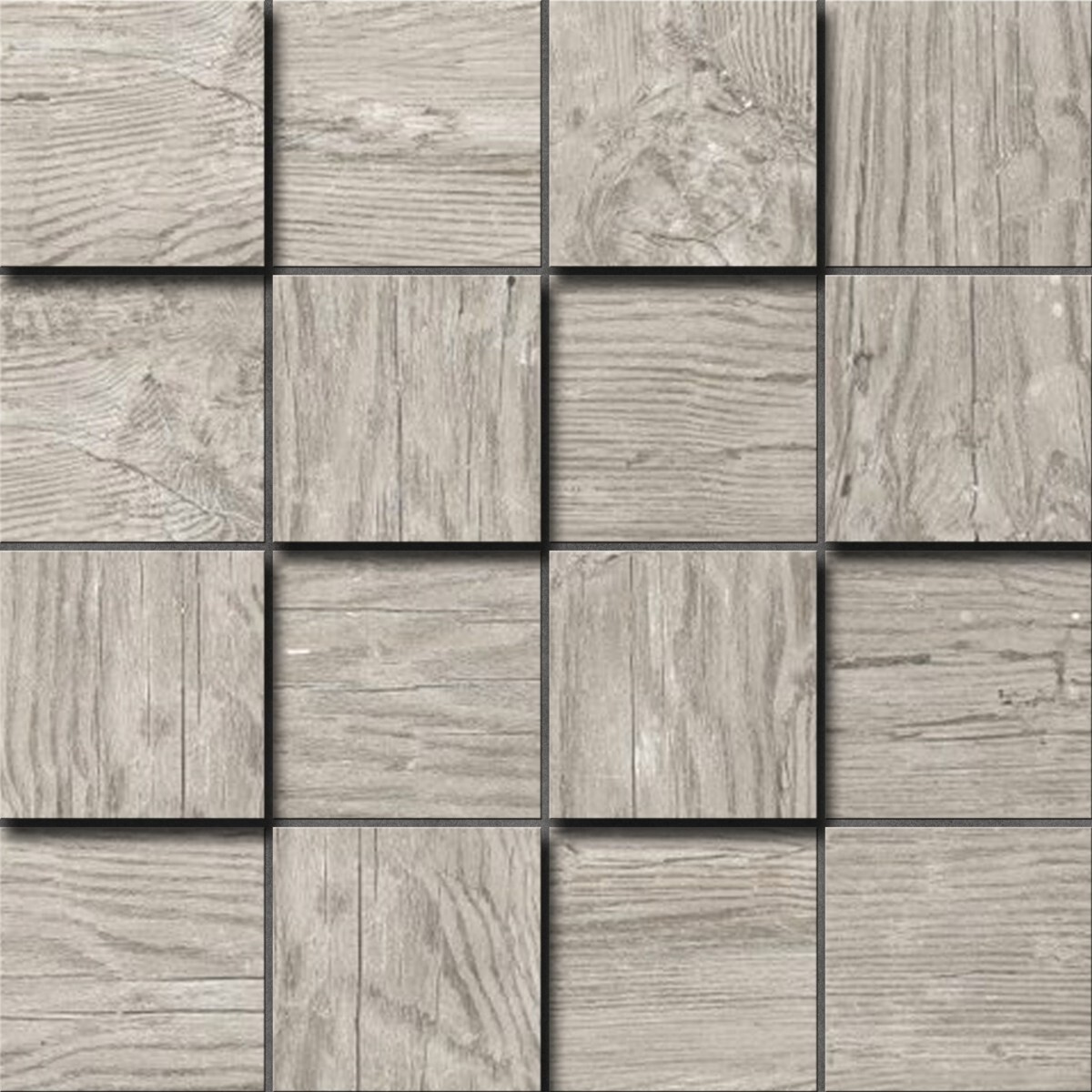 Изображение товара Мозаика из керамогранита Estima 30x30 см бежевый эффект дерево для внутренней и внешней отделки