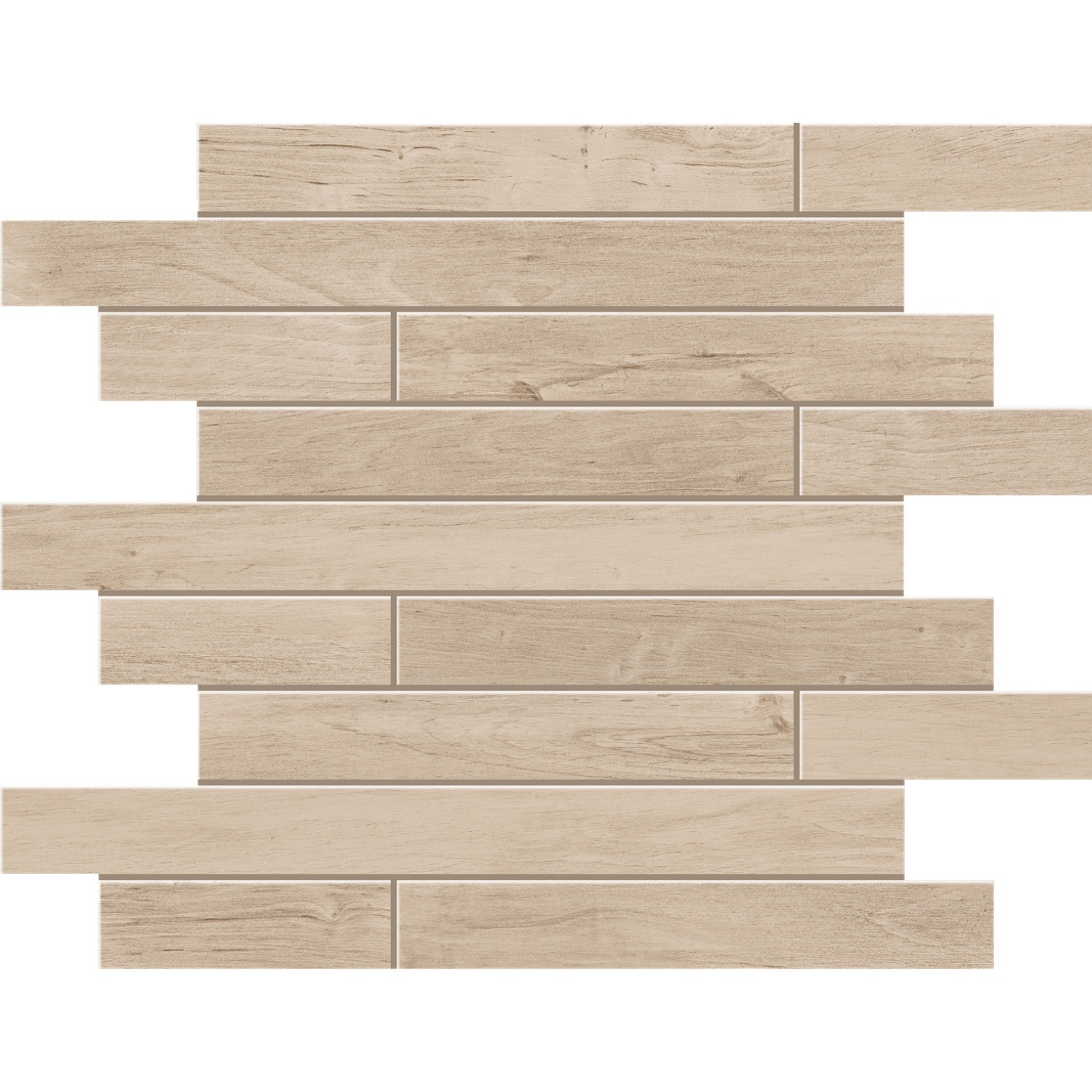 Изображение товара Декоративная мозаика Estima Soft Wood SF02 30x35 см бежевого цвета
