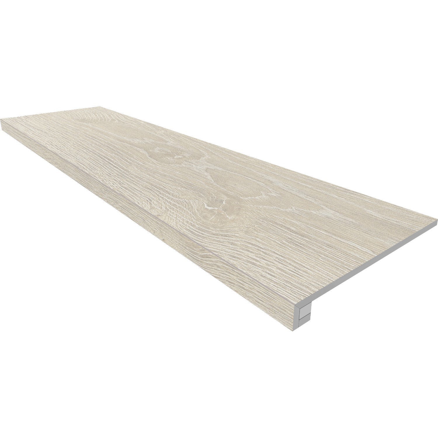 Изображение товара Комплект ступень с подступенком Estima Kraft Wood KW00 33x120 см цвет белый