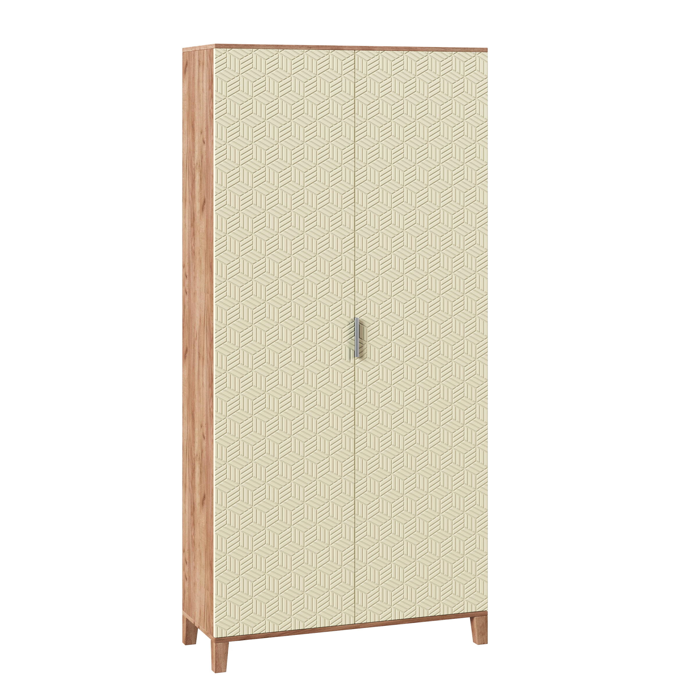 Изображение товара Шкаф распашной Диван не мебель Марвин 100x210x40 см цвет тирамису