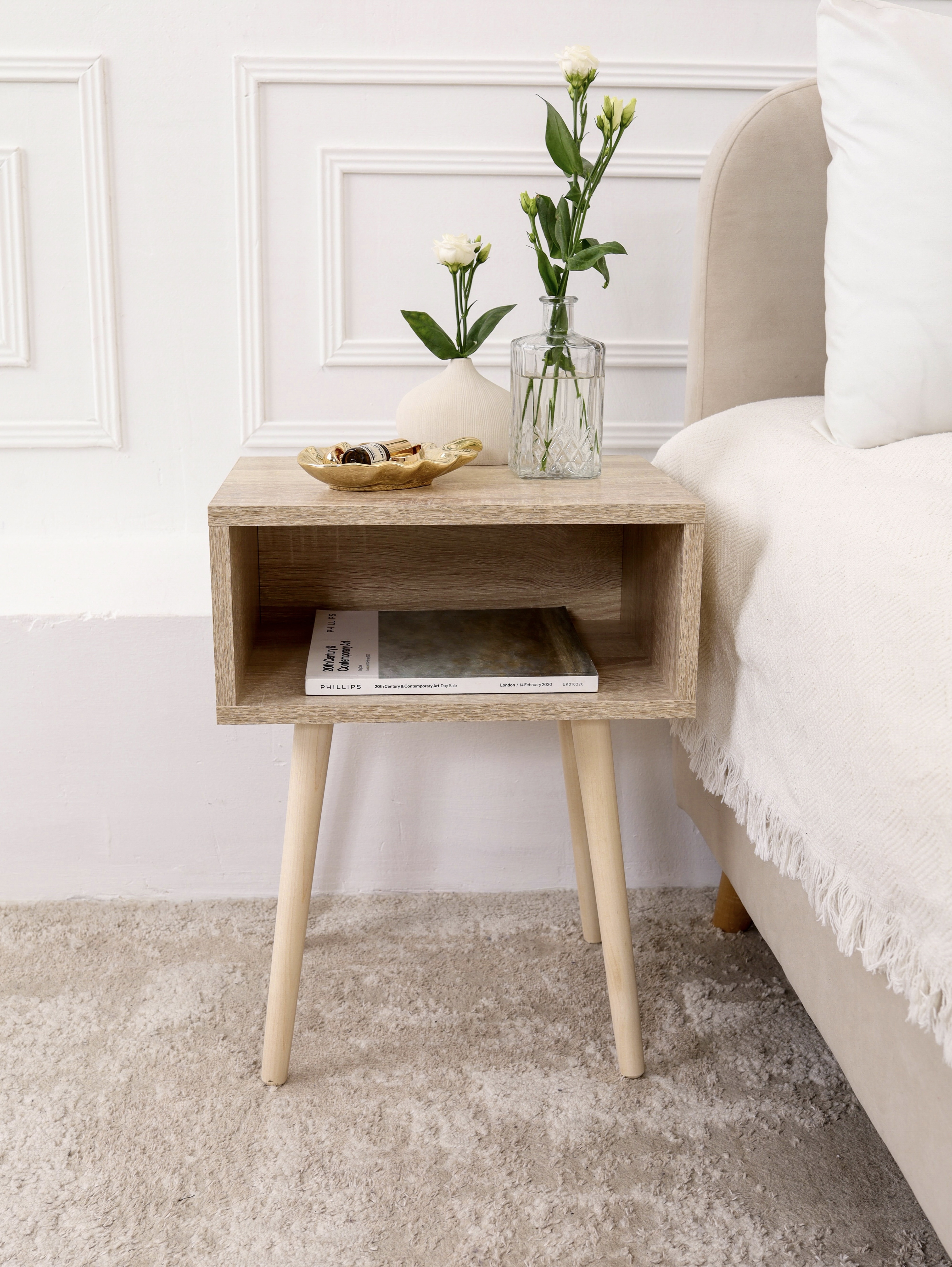 Изображение товара Тумба прикроватная Мебельные инновации Армерия Дуб сонома