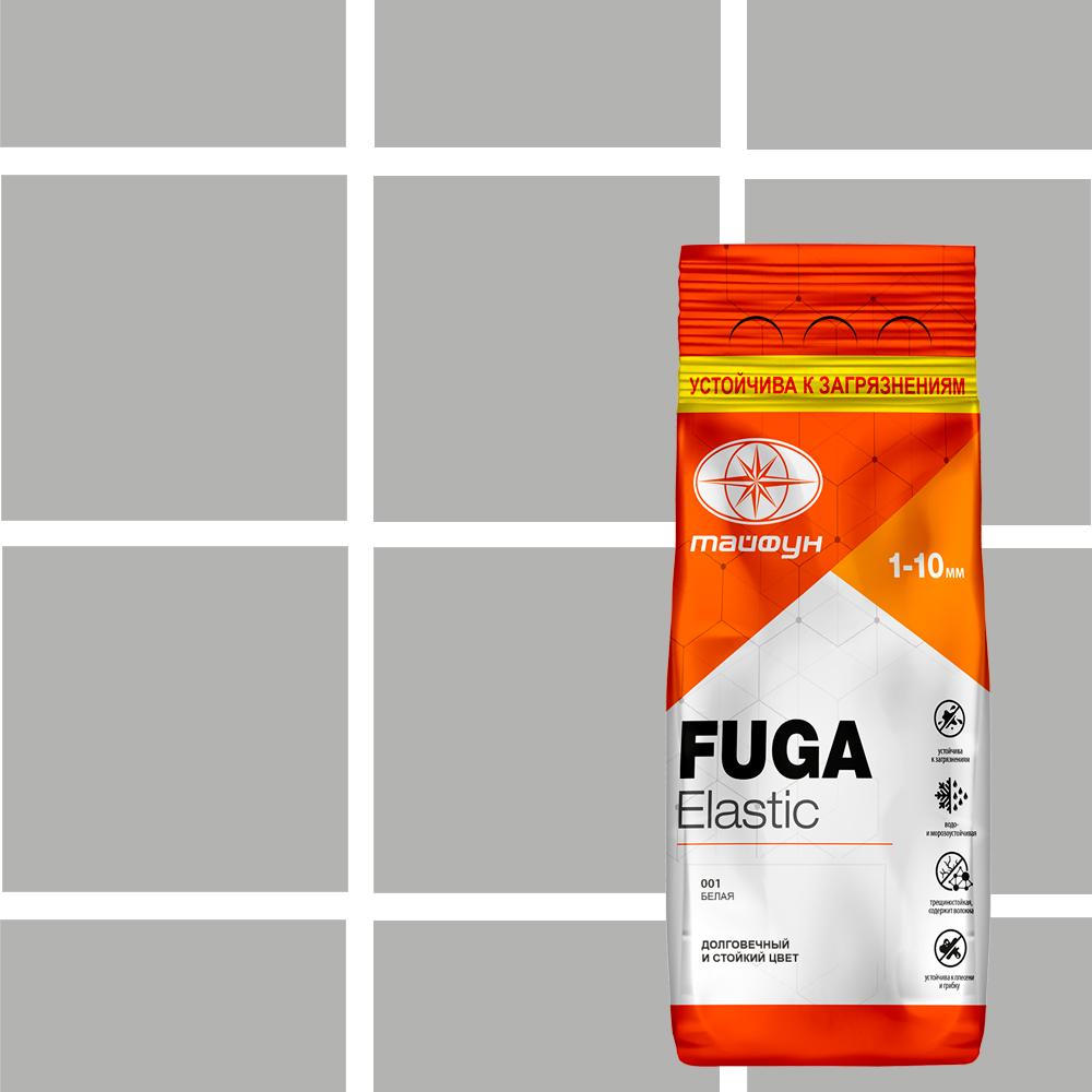 Изображение товара Затирка цементная Тайфун Fuga Elastic белая 2 кг