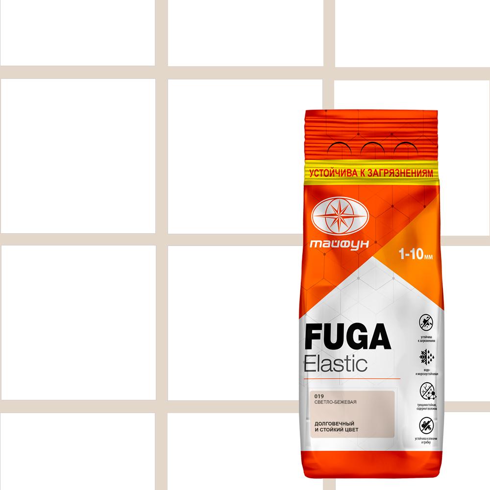 Изображение товара Затирка цементная Тайфун Fuga Elastic №019 цвет светло-бежевый 2 кг
