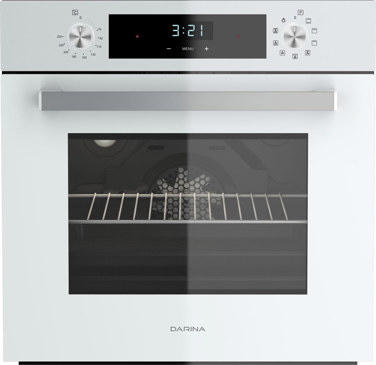 Изображение товара Встраиваемый духовой шкаф Darina 0V5 BDE112 708 W1 59.5x59.2x53.8 см цвет белый