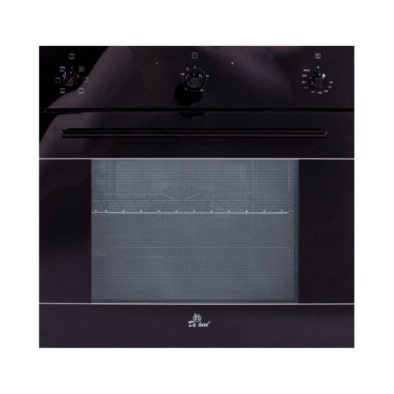 Изображение товара Встраиваемый духовой шкаф De Luxe 6006.03 эшв - 033 черный 58 л