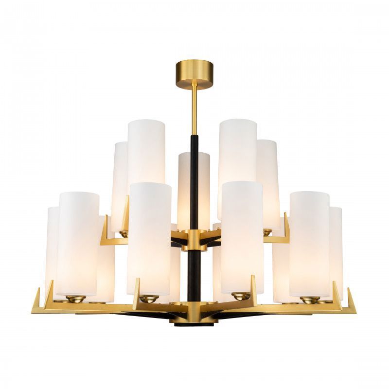 Изображение товара Люстра потолочная светодиодная Favourite 2623-15P, 30 м², цвет коричневый