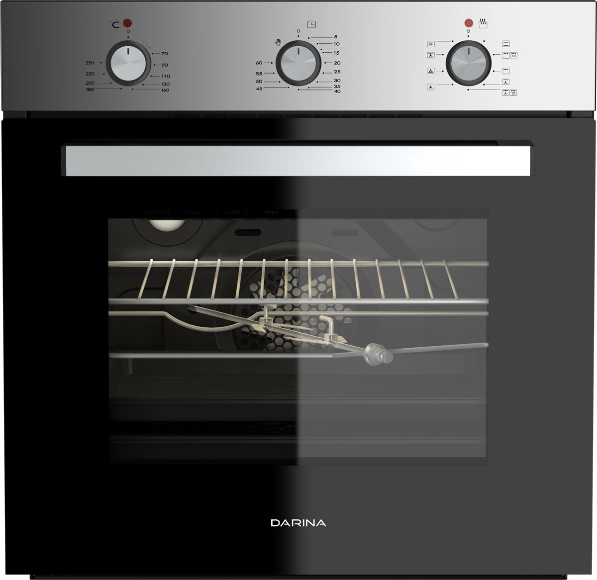 Изображение товара Духовой шкаф DARINA 0U5 BDE112 705 X - 65 л, 9 режимов, нержавеющая сталь Изображение товара Духовой шкаф DARINA 0U5 BDE112 705 X - 65 л, 9 режимов, нержавеющая сталь