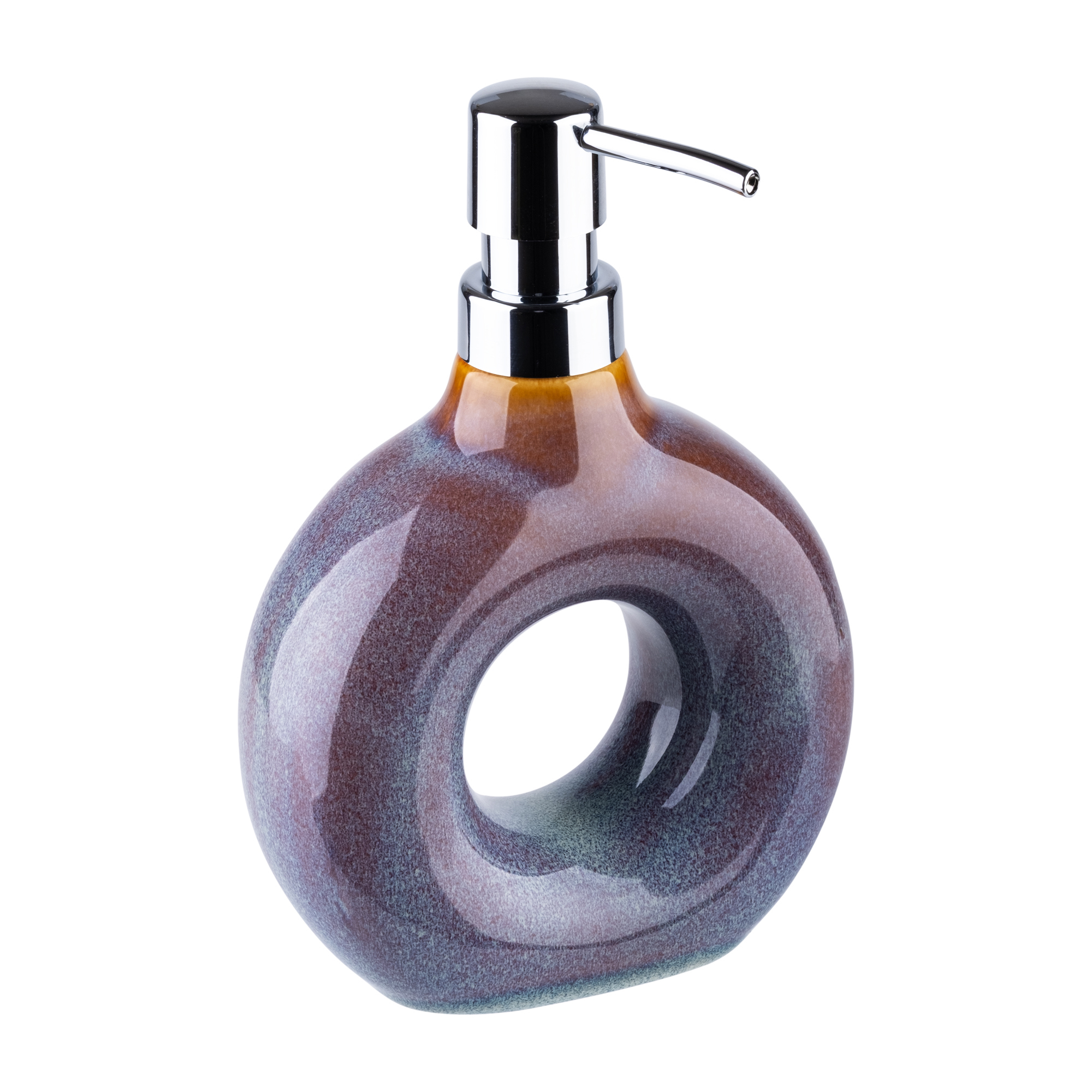 Изображение товара Дозатор для жидкого мыла Verran Omega керамический синий настольный