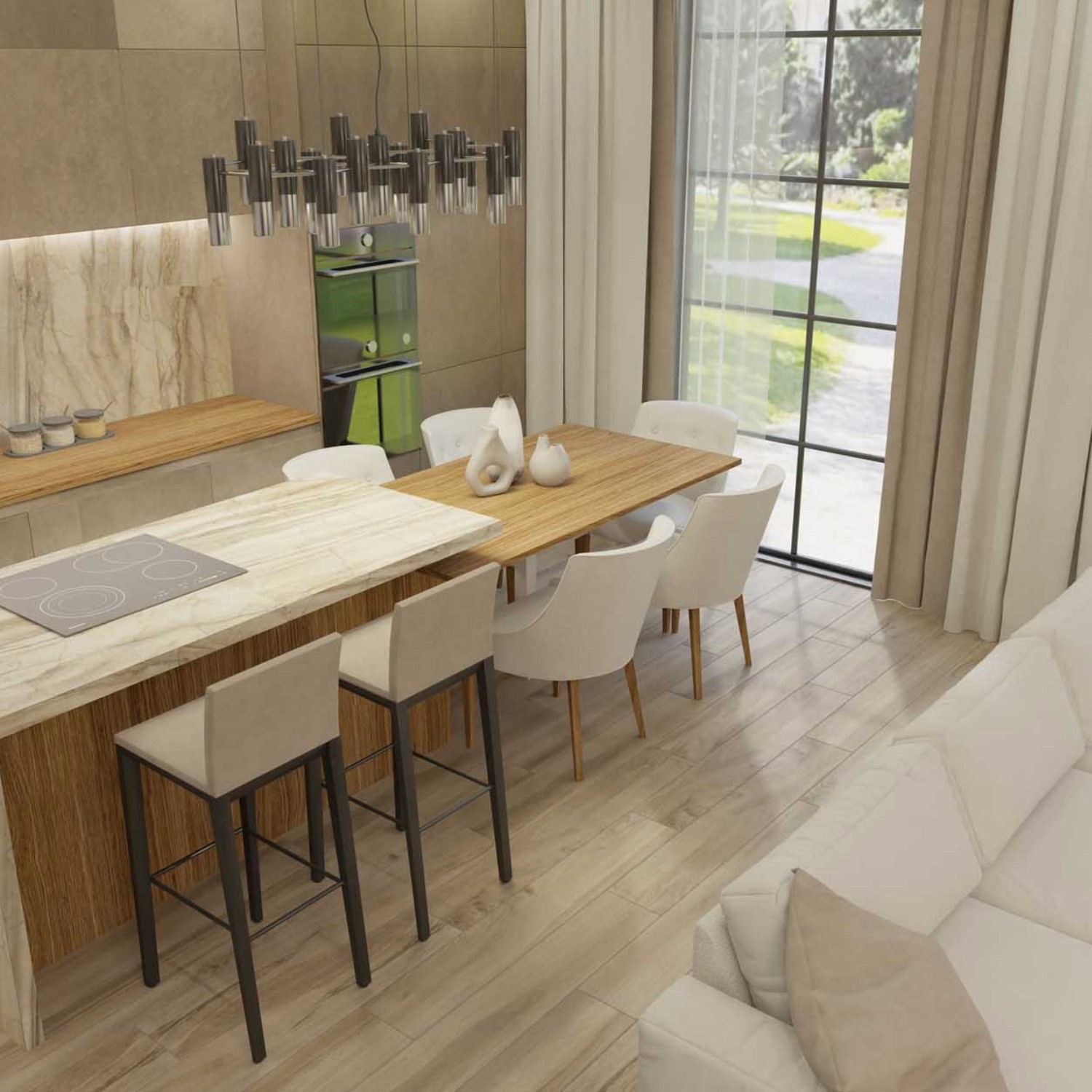 Изображение товара Керамогранит Estima Artwood 19.4x120 см бежевый для внутренней и наружной отделки