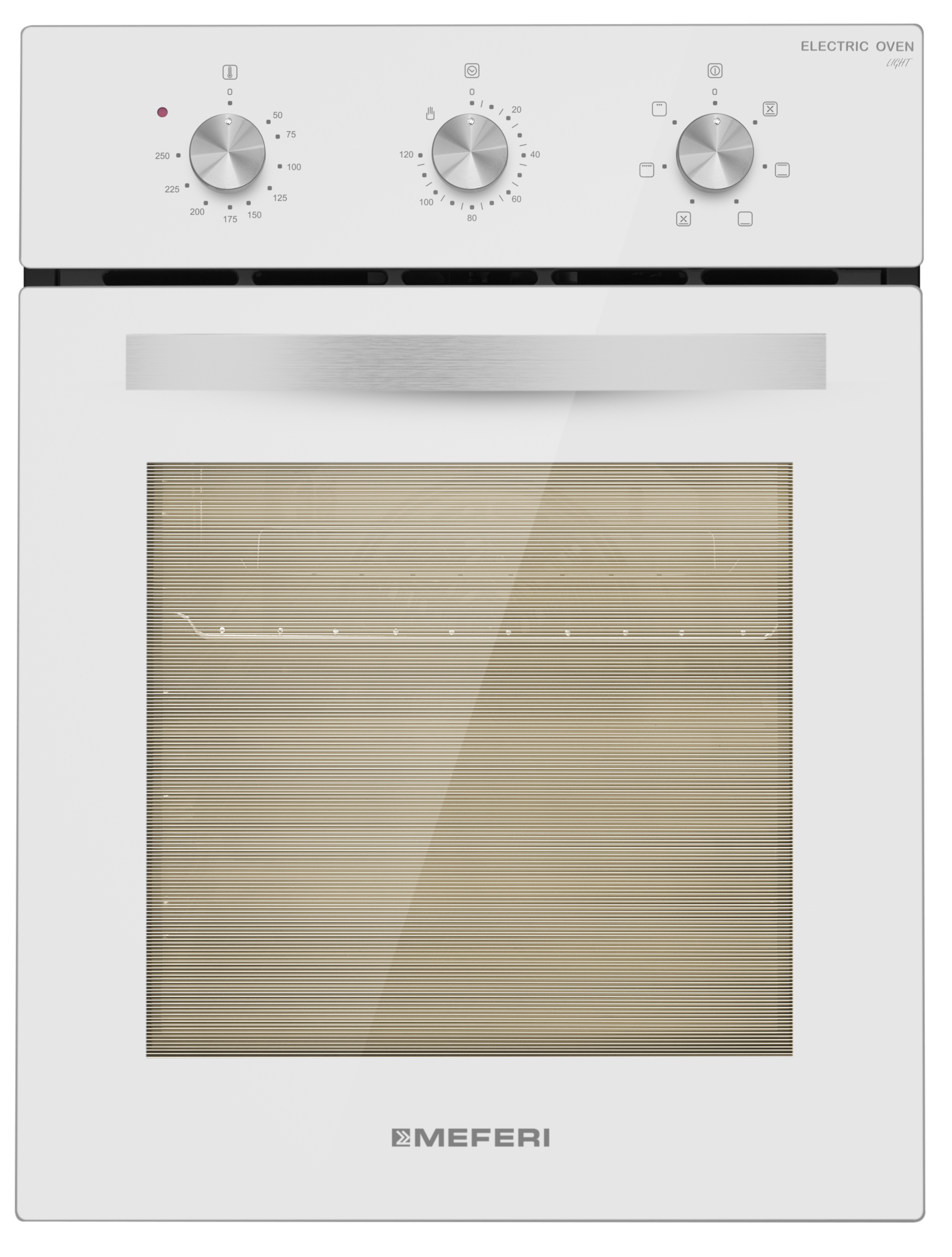 Изображение товара Электрический духовой шкаф Meferi MEO456WH LIGHT 45x60x56 см цвет белый
