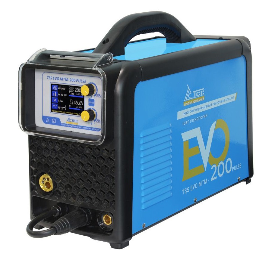Изображение товара Сварочный полуавтомат инверторный Тсс EVO MTM-200 Pulse 200 А до 5 мм