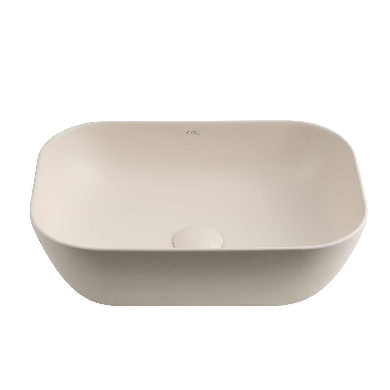 Изображение товара Раковина накладная Abber Rechteck 46см цвет светло-бежевый