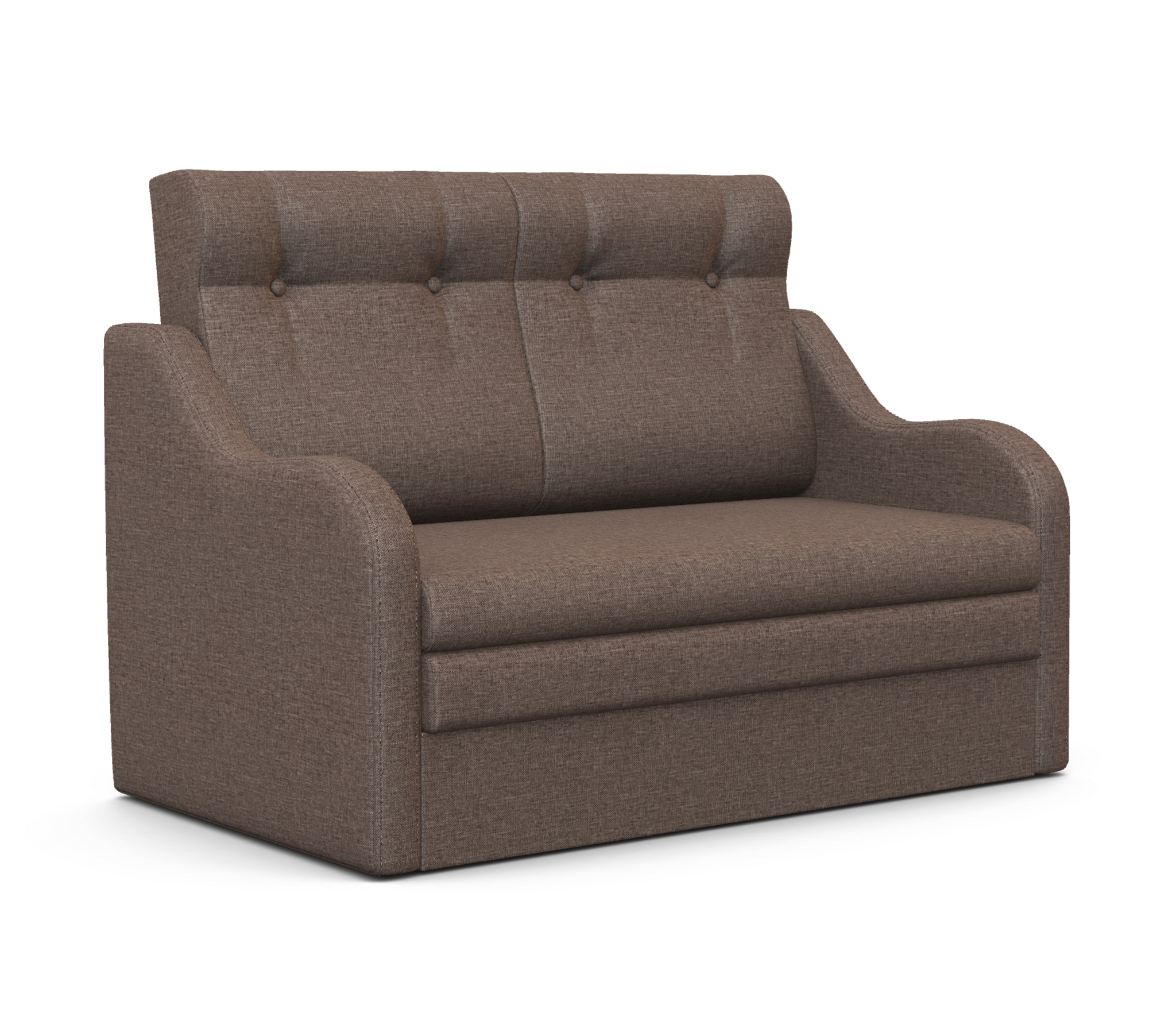 Изображение товара Диван раскладной Классика 2В с ящиком и механизмом французская раскладушка светло-коричневый рогожк