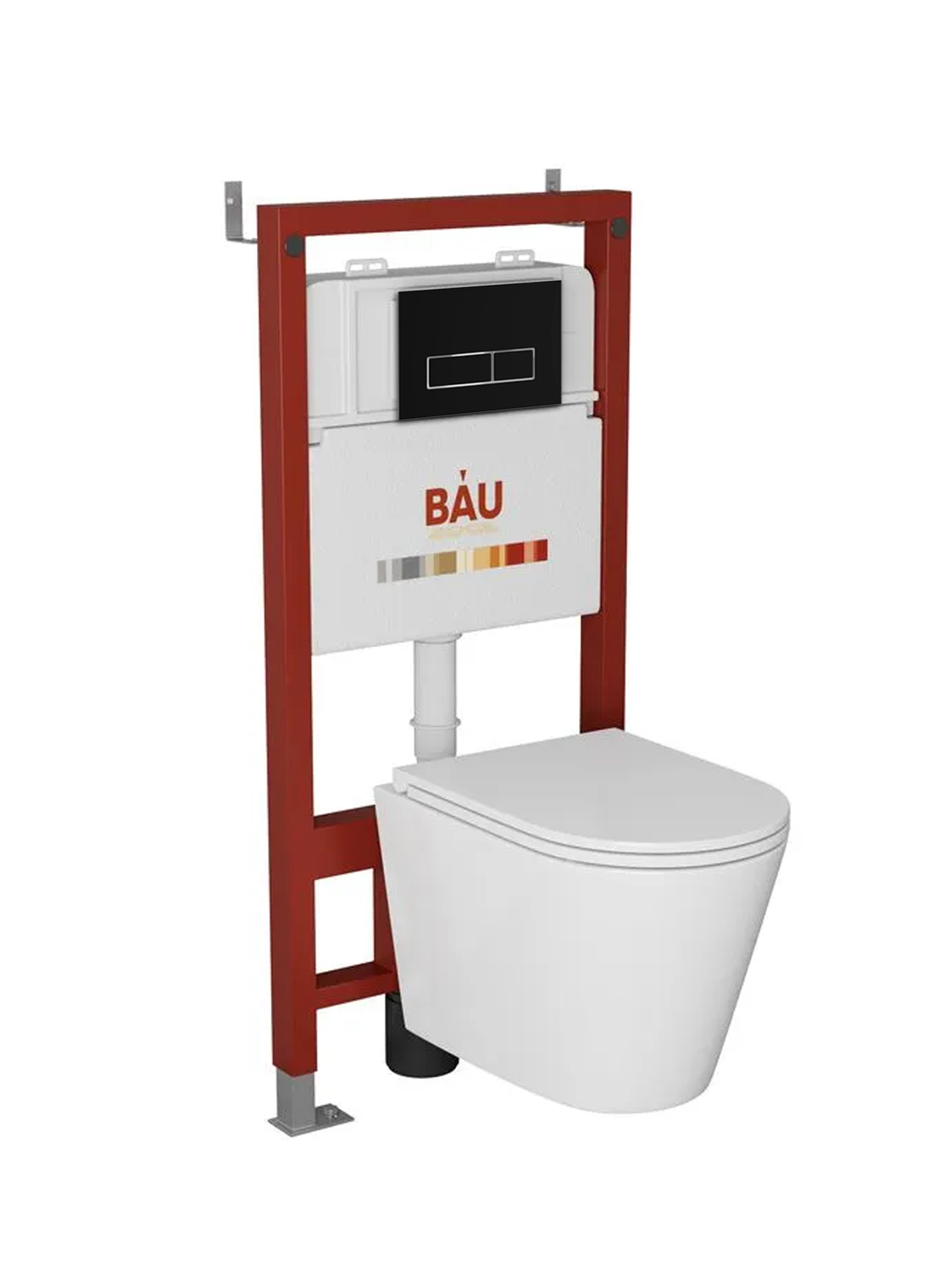 Изображение товара Комплект инсталляция и унитаз Bau Nimb Hurricane с системой Торандо BAUEDGE