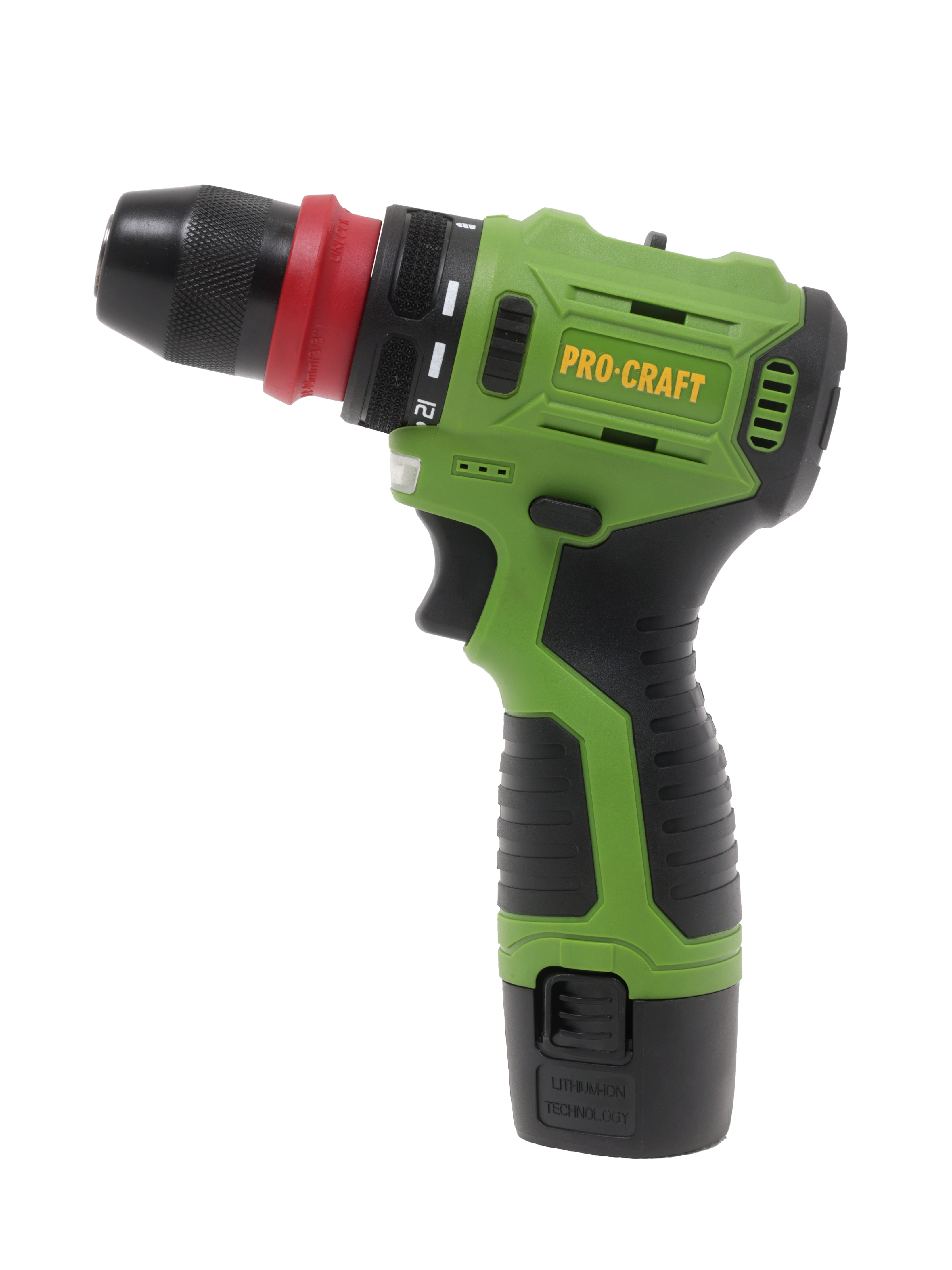 Изображение товара Дрель-шуруповерт аккумуляторная Procraft Pa12prodfr, 12 В, 2 Ач