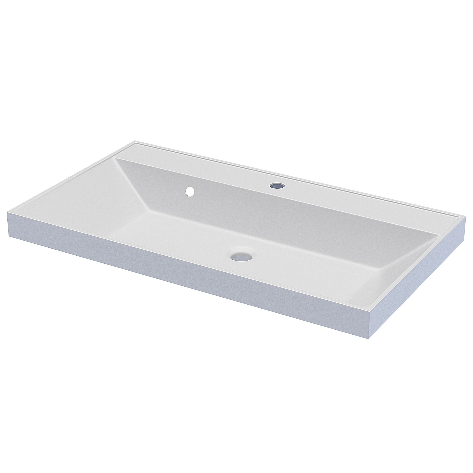 Изображение товара Раковина мебельная Uperwood Classic 80см белая с отверстиями для смесителя