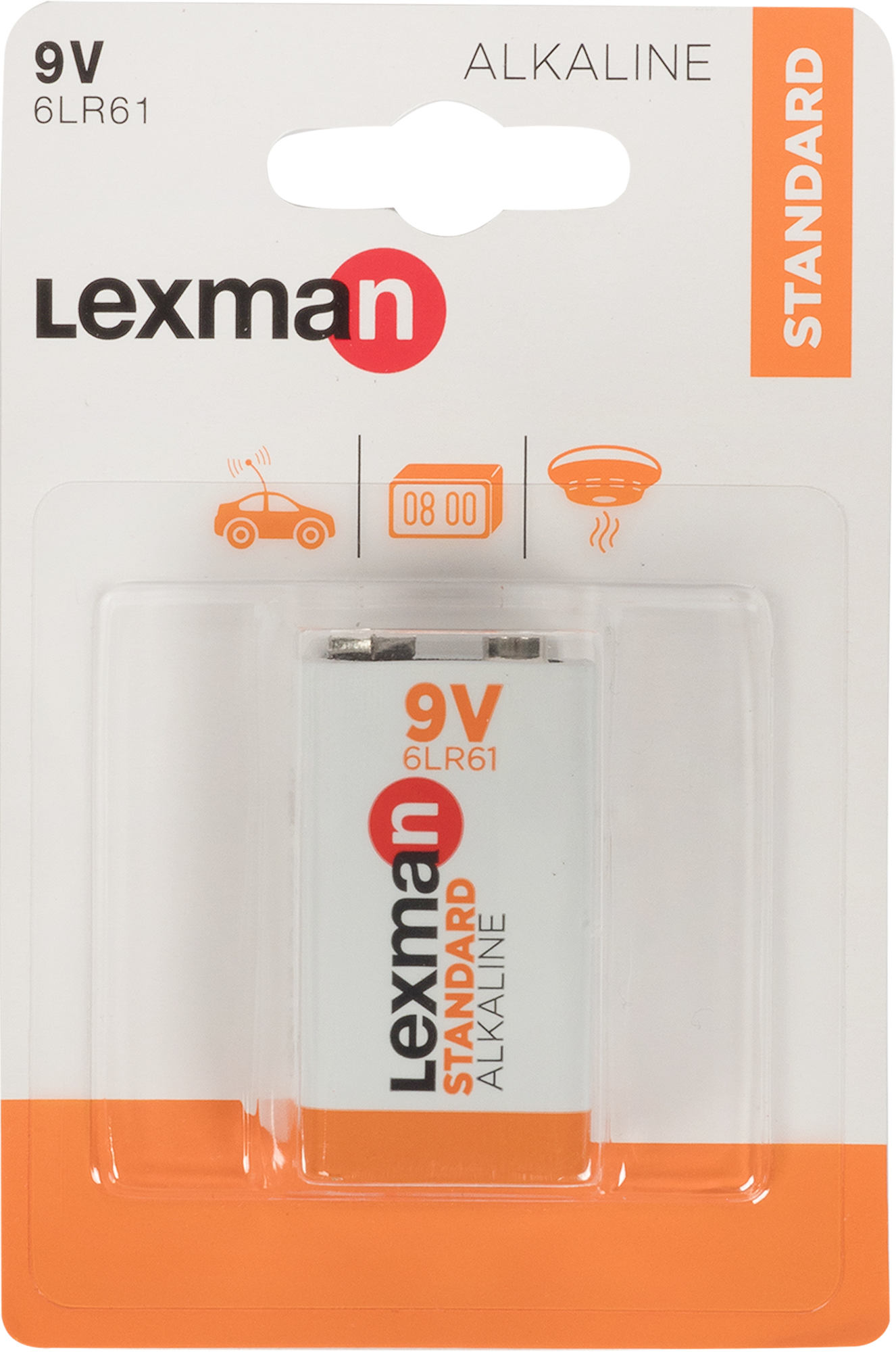 Изображение товара Lexman 6LR61 Батарейка алкалиновая 9 В 550 мАч