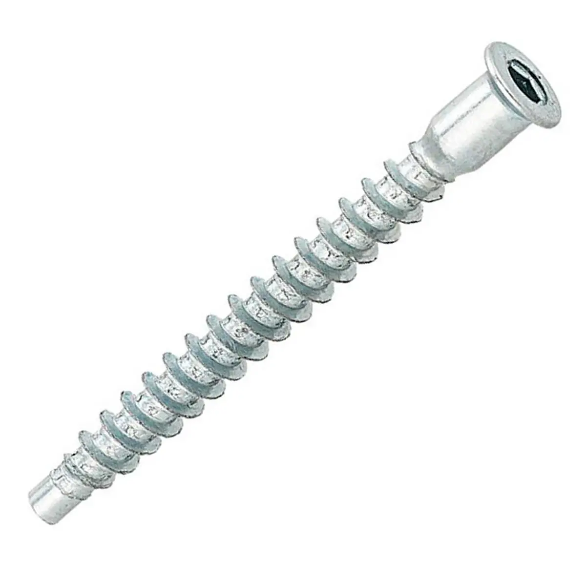 Конфирмат 7x85 мм сталь цвет серебро 30 шт.