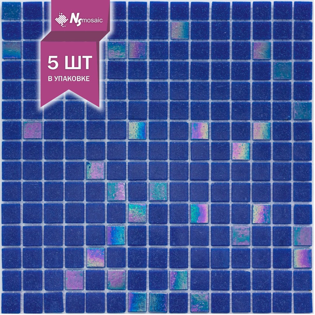 Изображение товара Стеклянная мозаика Nsmosaic MIX28 32.7x32.7 для интерьеров и экстерьеров