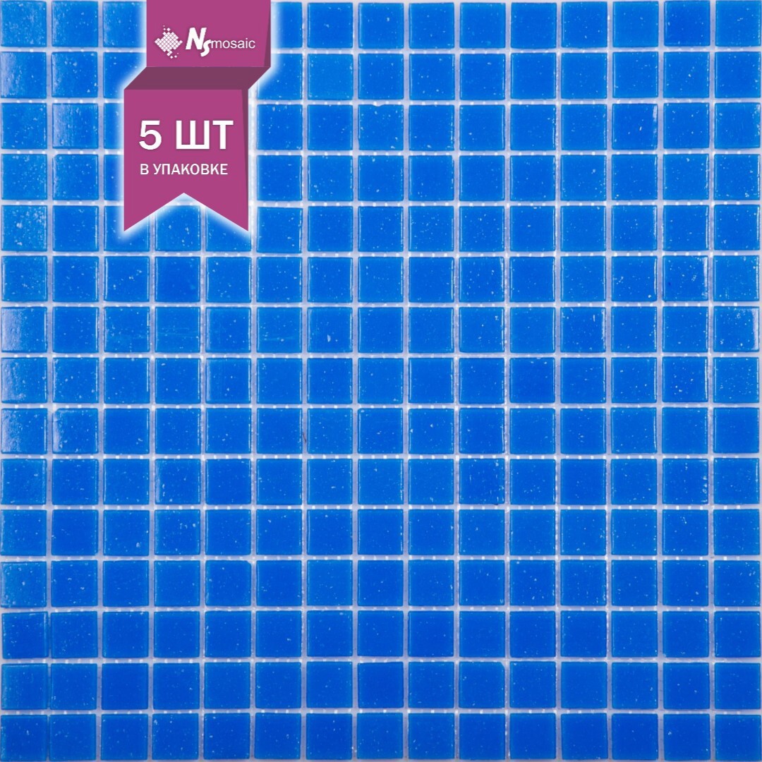 Изображение товара Стеклянная мозаика NSmosaic AG02 для внутренней и внешней отделки 32.7x32.7 мм