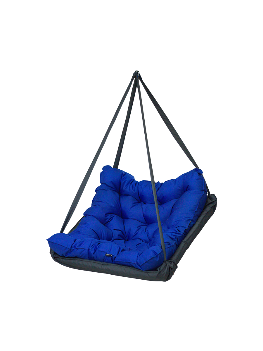Изображение товара Качели садовые КТТСЕРСИН90 1-местные до 150 кг синий складные