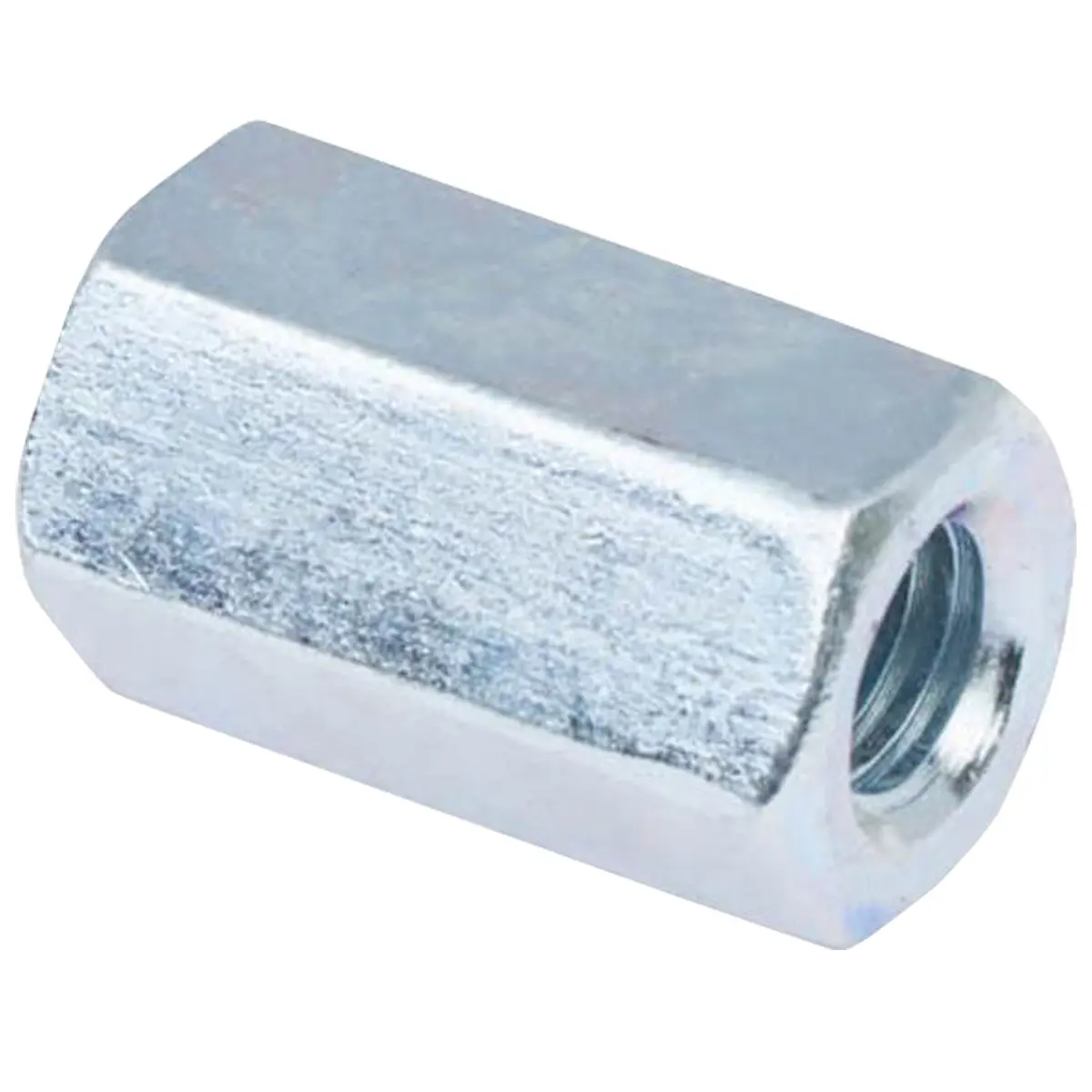 Гайка переходная  удлиненная шестигранная М12 DIN 6334 сталь оцинкованная 2 шт.