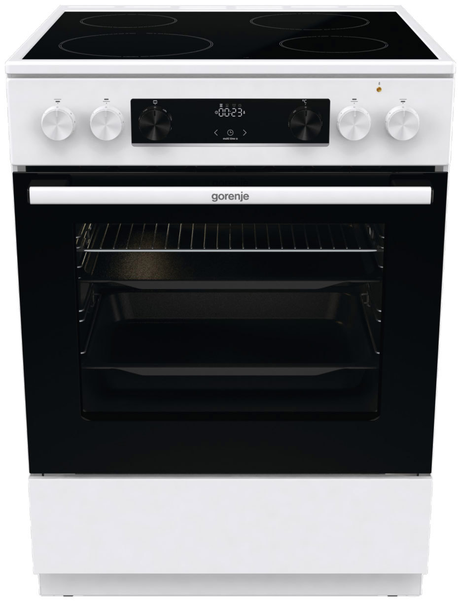 Изображение товара Электрическая плита с духовкой Gorenje GEC6C40WD 60x85 см белая