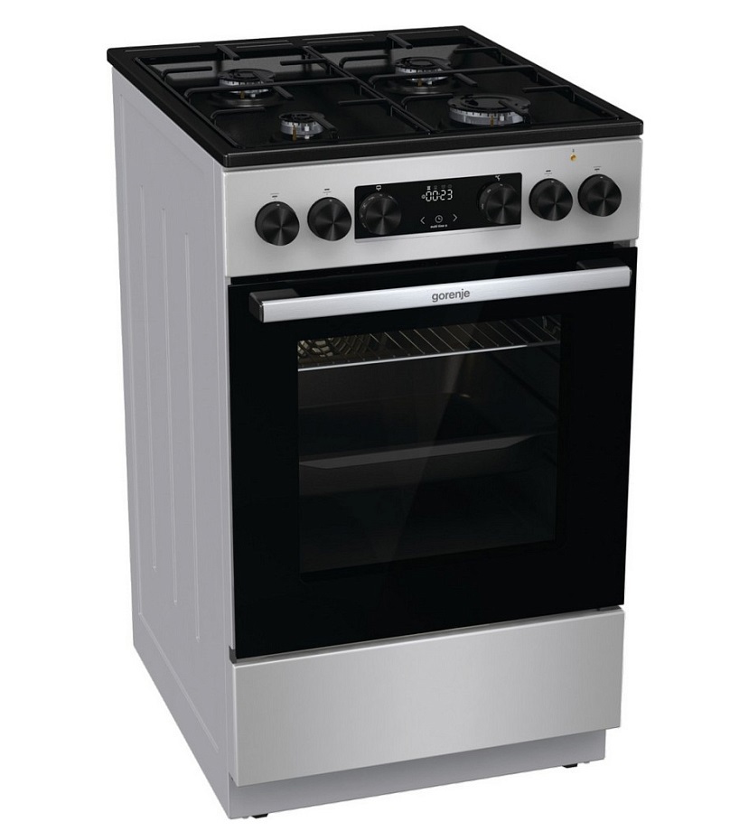 Изображение товара Газовая плита с духовкой Gorenje 741199 серебристая 50.2x85.2x59.5 см